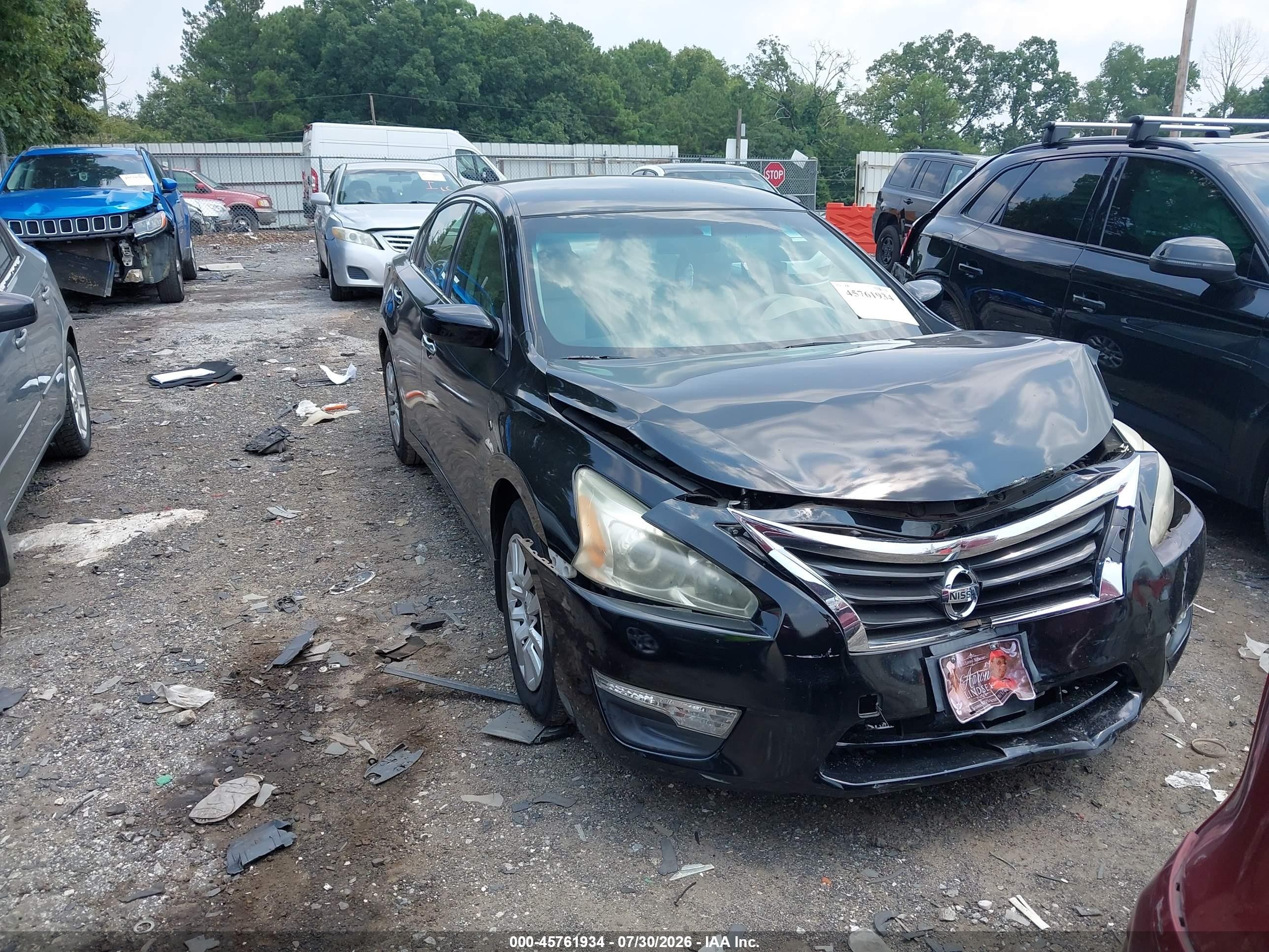 2015 Nissan Altima 2.5 S Black vin: 1N4AL3AP2FC294958