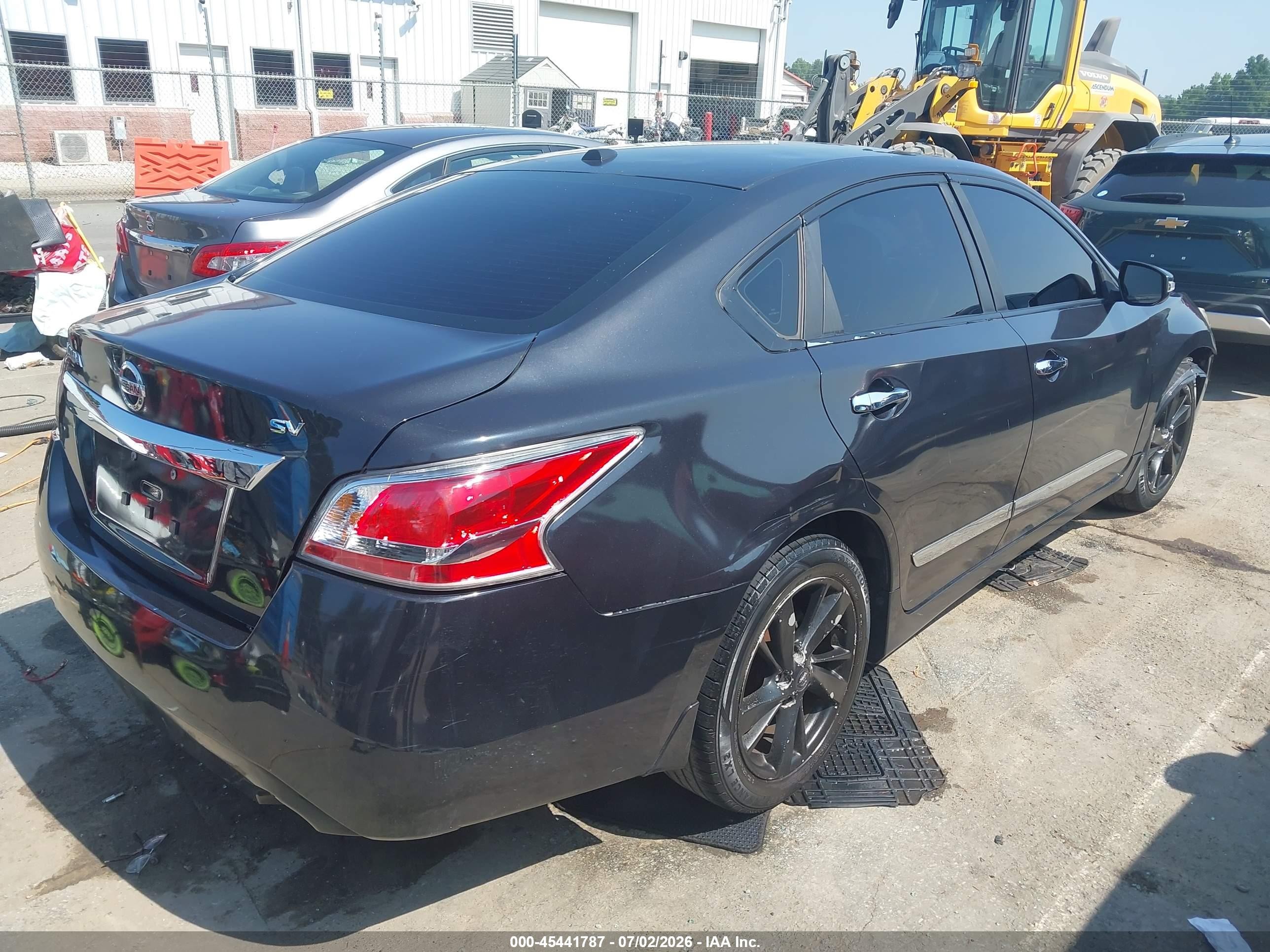 2015 Nissan Altima 2.5 Sv Black vin: 1N4AL3AP2FC418422