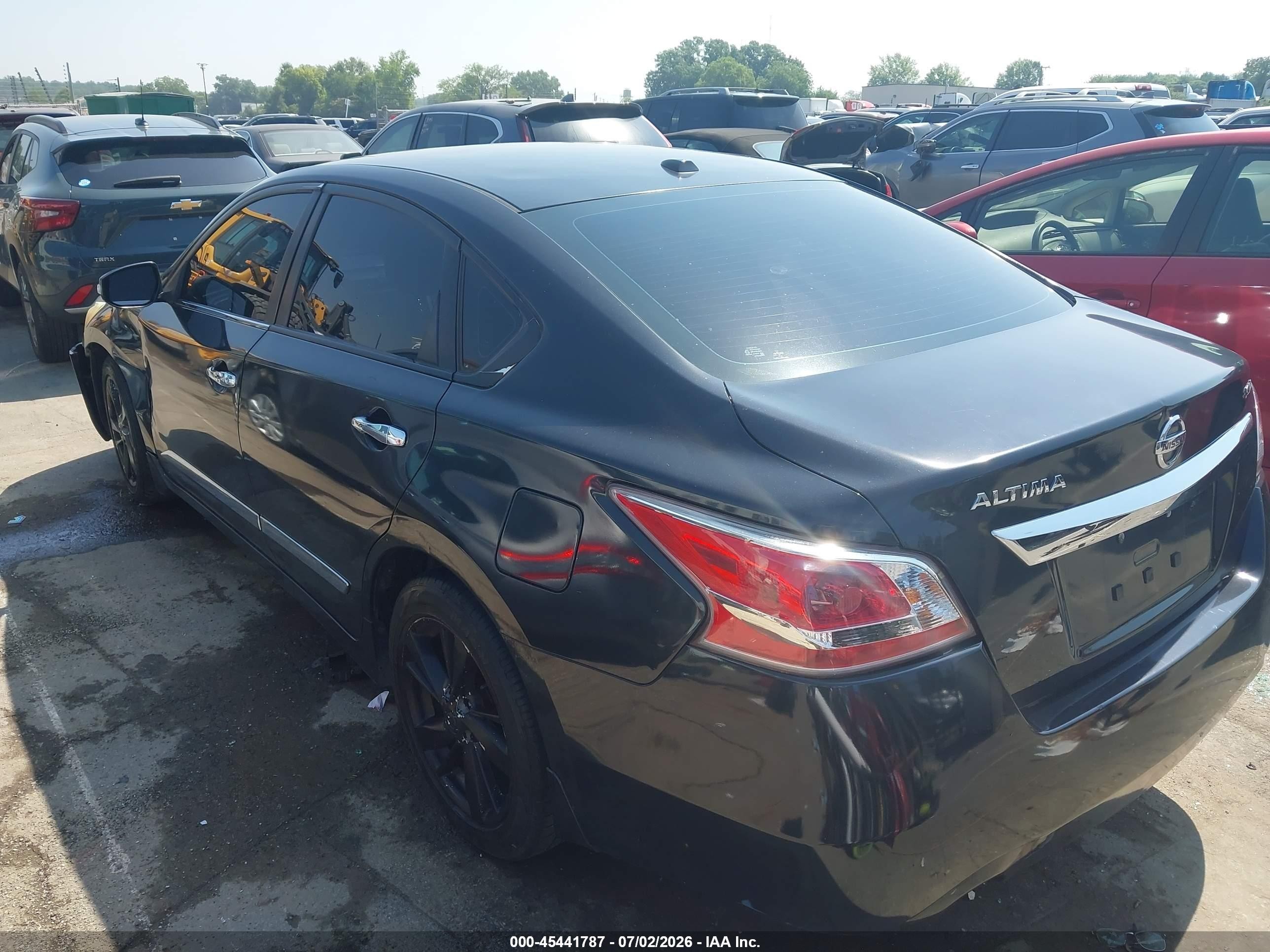 2015 Nissan Altima 2.5 Sv Black vin: 1N4AL3AP2FC418422