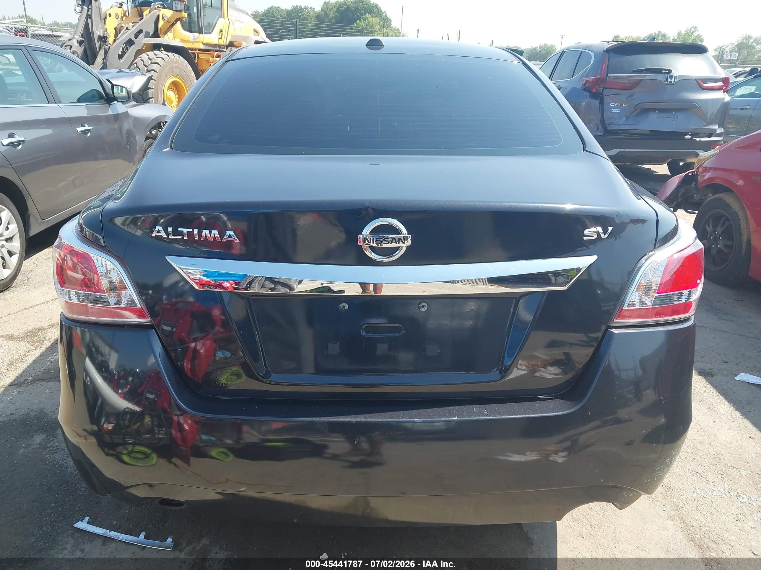 2015 Nissan Altima 2.5 Sv Black vin: 1N4AL3AP2FC418422