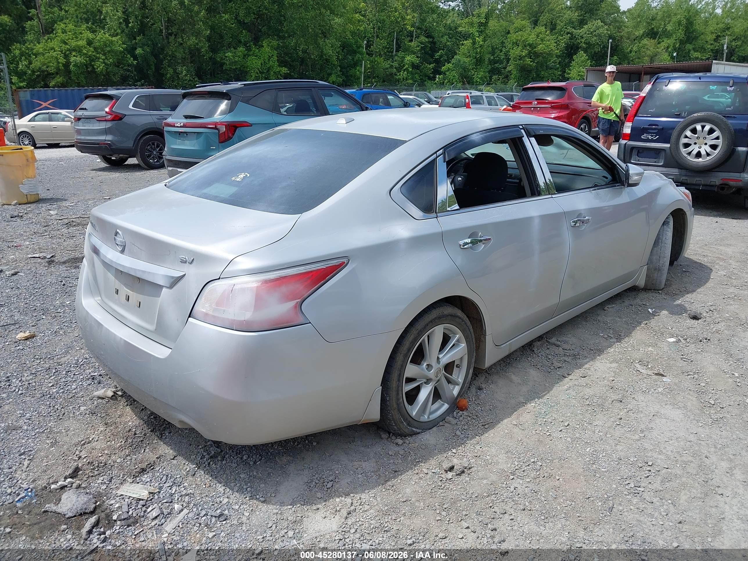 2015 Nissan Altima 2.5 Sv Silver vin: 1N4AL3AP2FC428433