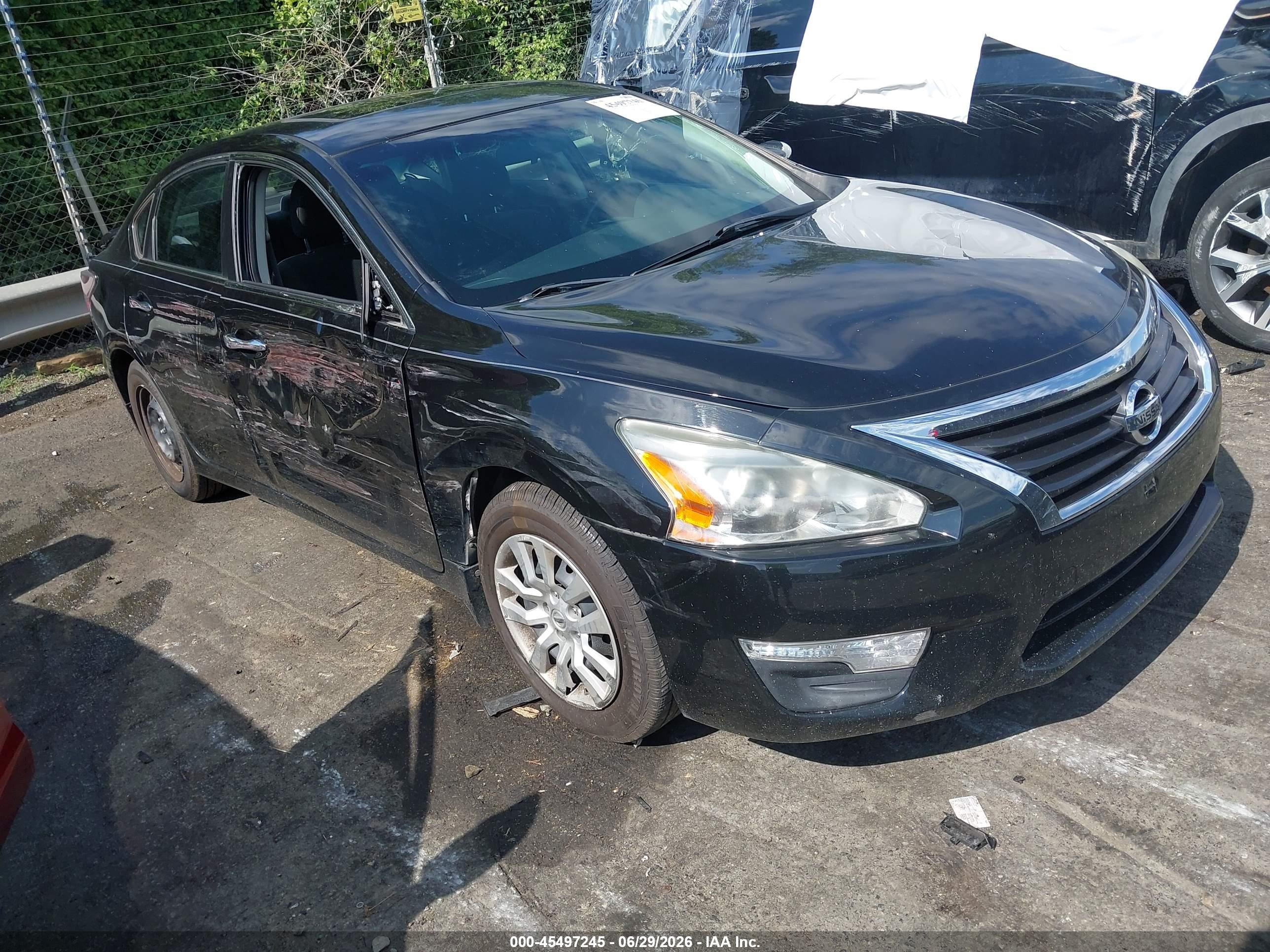 2015 Nissan Altima 2.5 S Black vin: 1N4AL3AP2FC429176