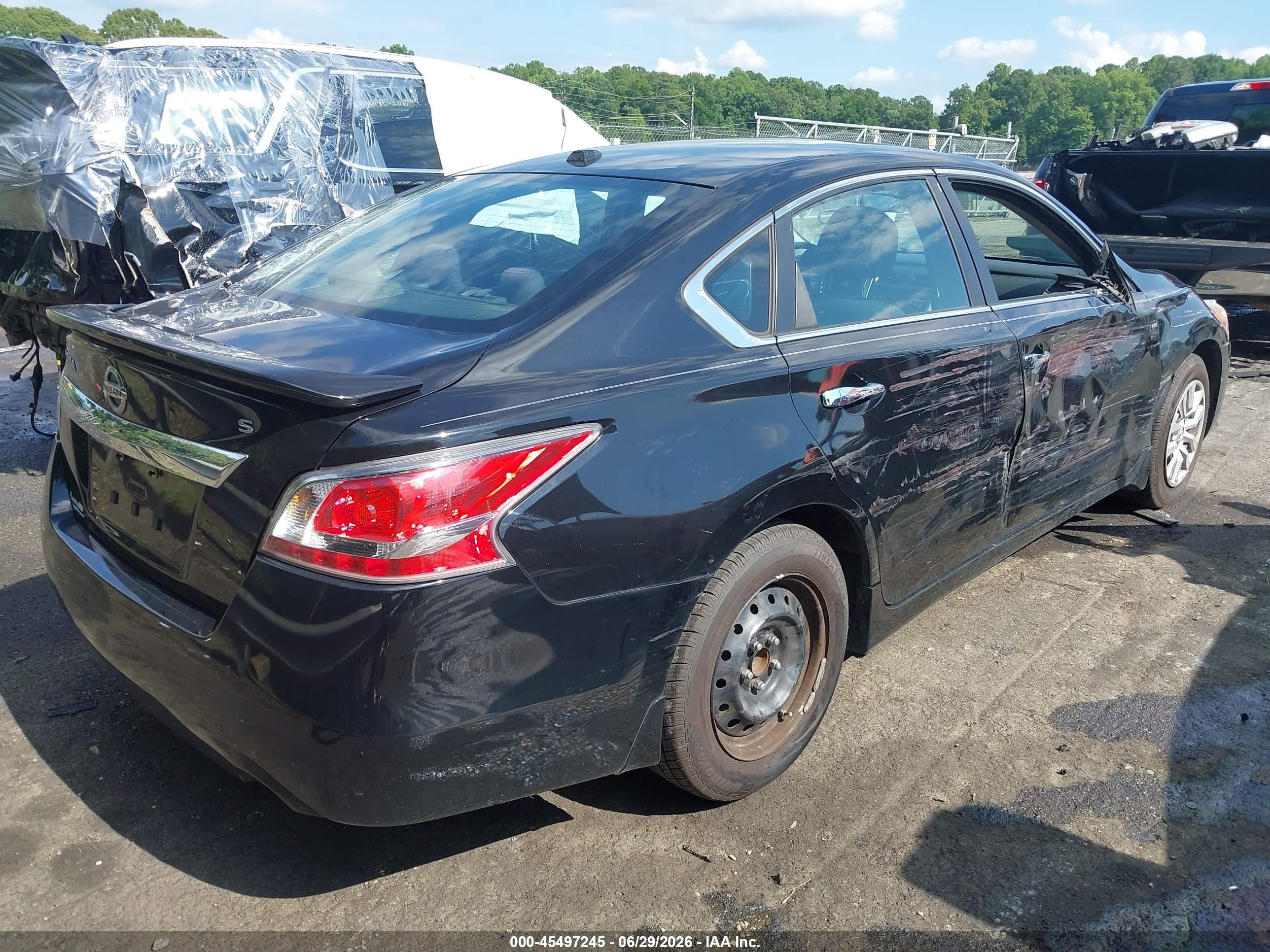 2015 Nissan Altima 2.5 S Black vin: 1N4AL3AP2FC429176