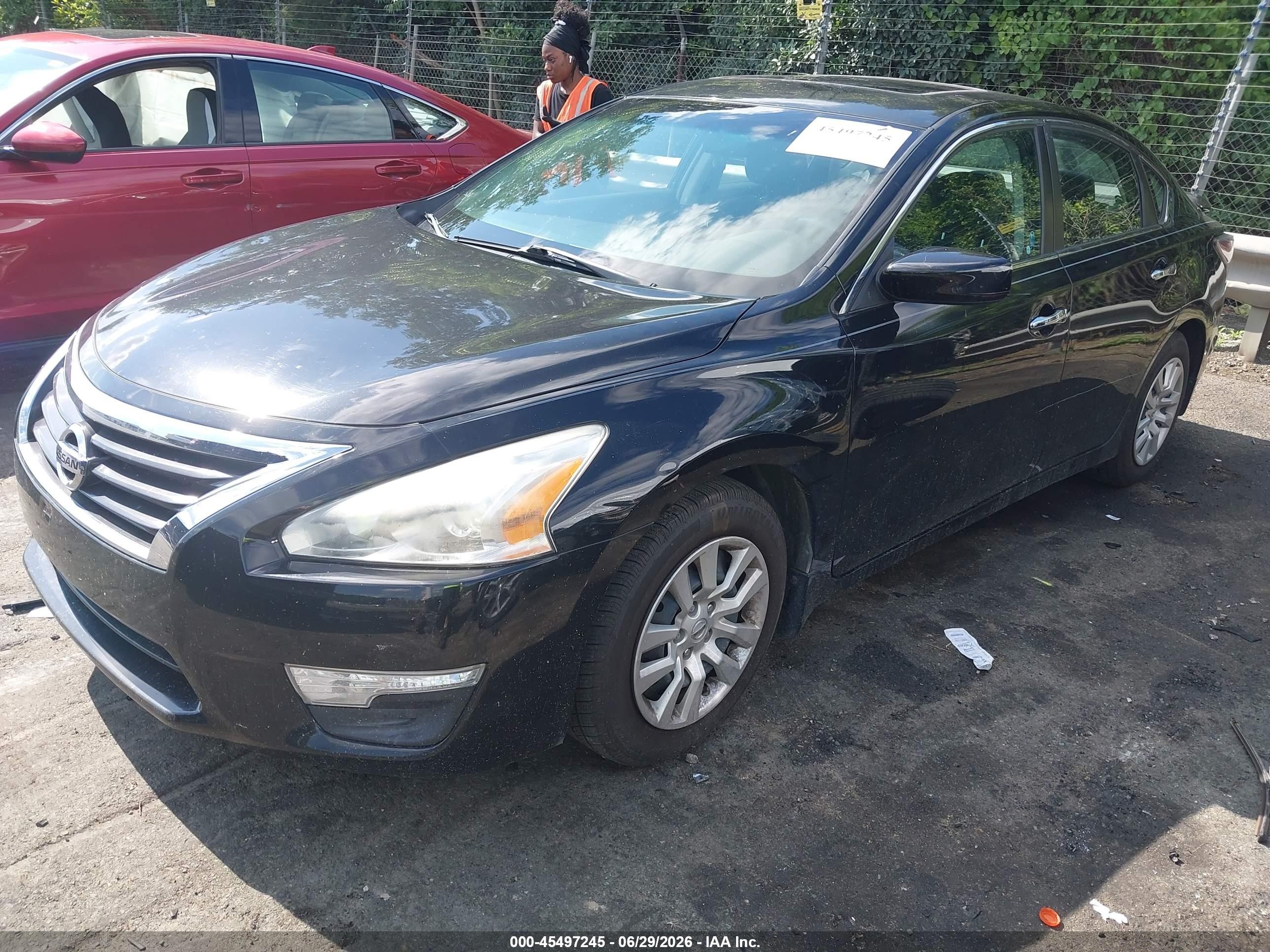 2015 Nissan Altima 2.5 S Black vin: 1N4AL3AP2FC429176
