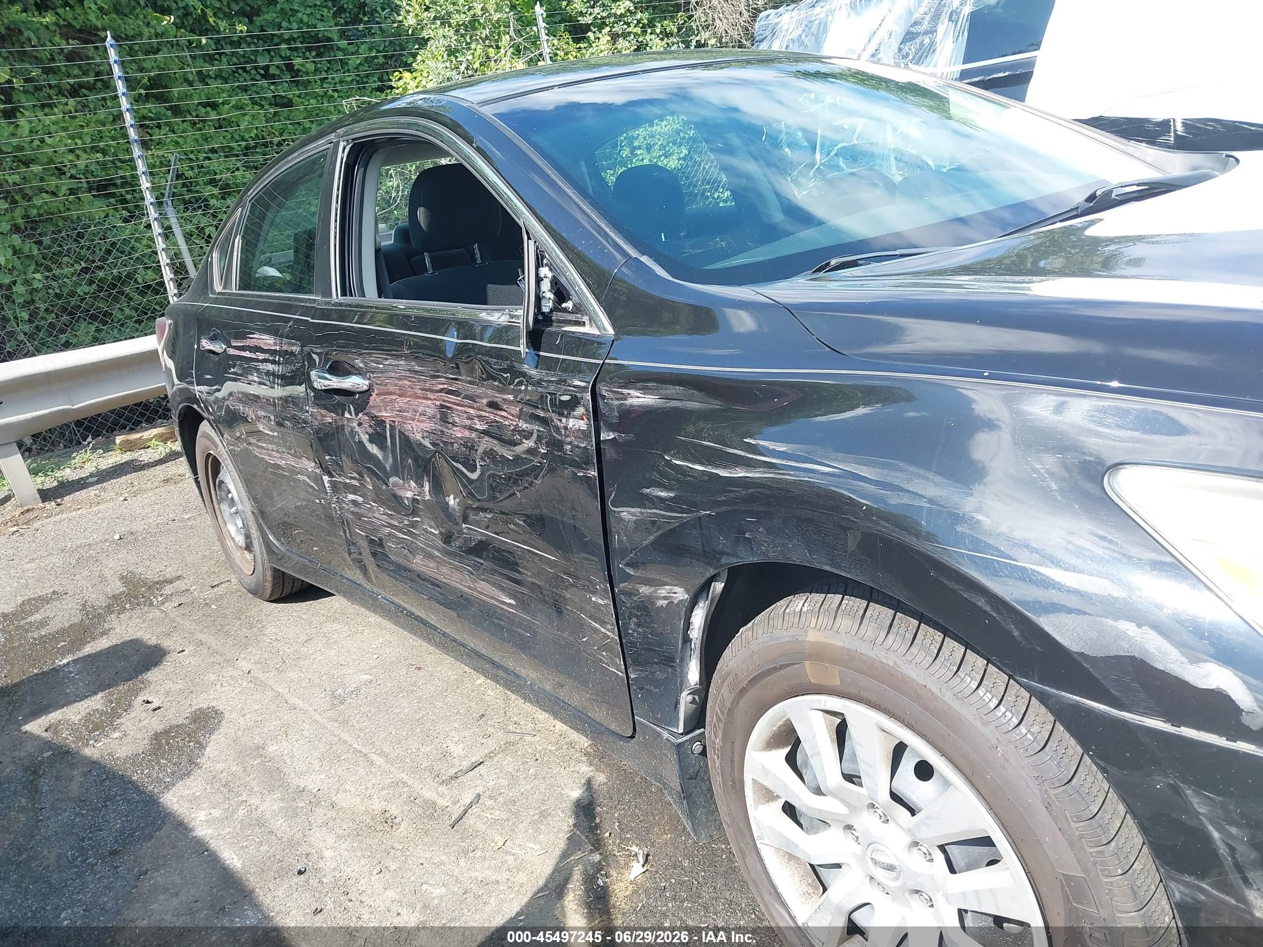 2015 Nissan Altima 2.5 S Black vin: 1N4AL3AP2FC429176