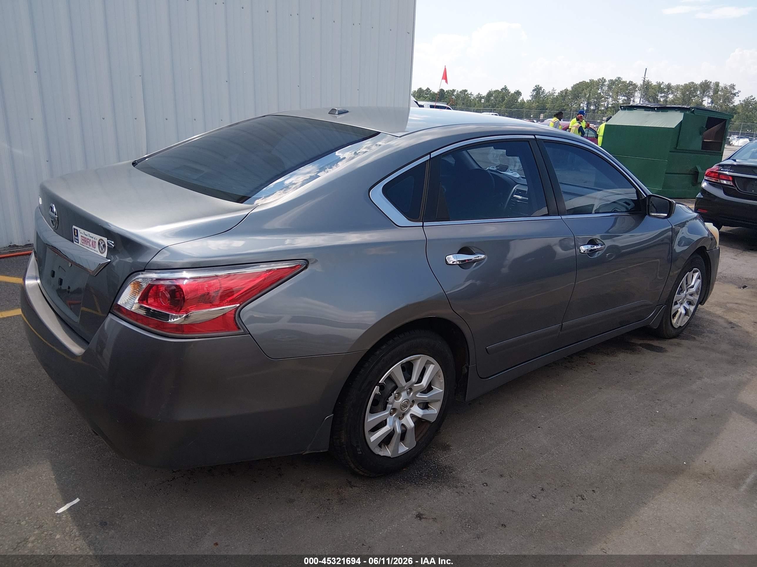 2015 Nissan Altima 2.5 S Gray vin: 1N4AL3AP2FC431252
