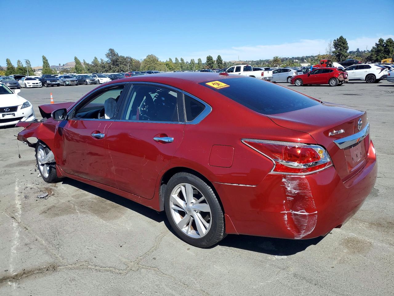 2015 Nissan Altima 2.5 Sv Red vin: 1N4AL3AP2FC441442