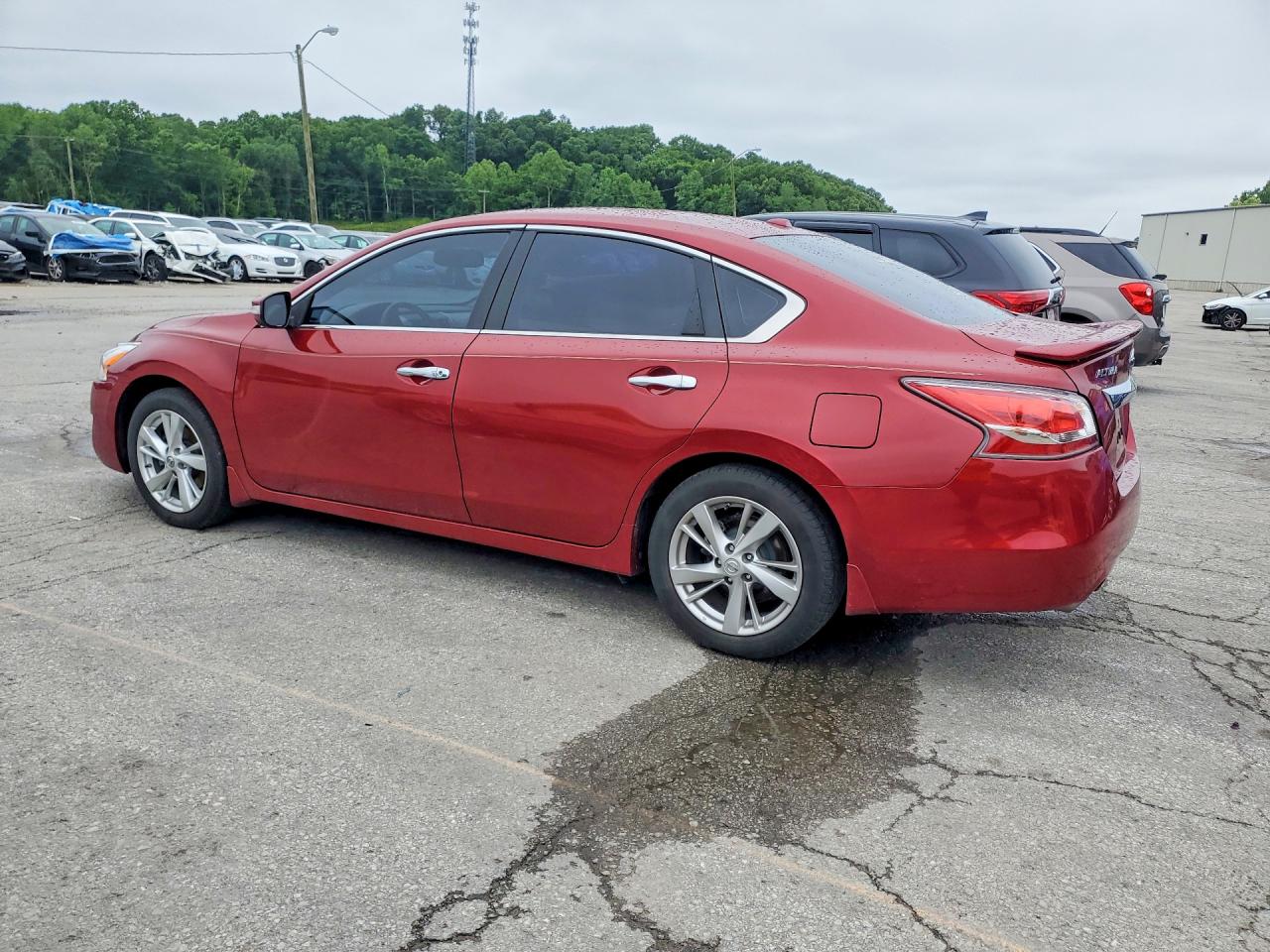 2015 Nissan Altima 2.5 Sl Burgundy vin: 1N4AL3AP2FC455017