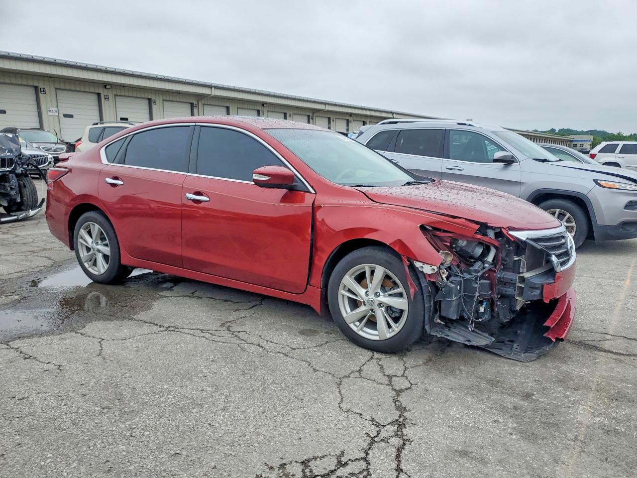 2015 Nissan Altima 2.5 Sl Burgundy vin: 1N4AL3AP2FC455017