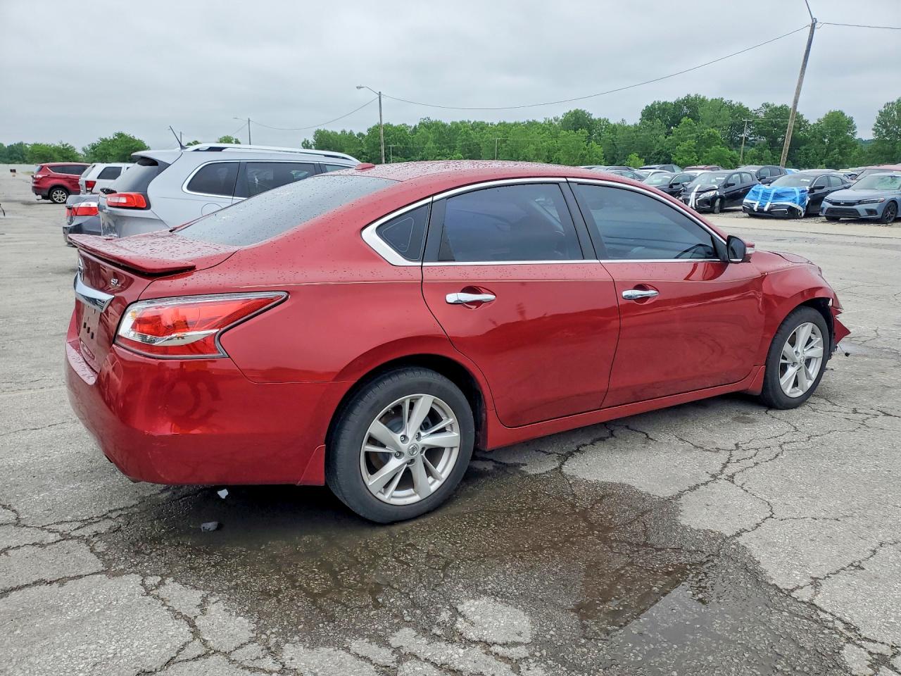 2015 Nissan Altima 2.5 Sl Burgundy vin: 1N4AL3AP2FC455017