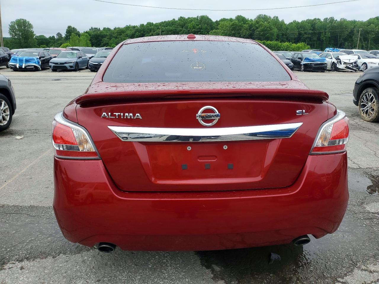 2015 Nissan Altima 2.5 Sl Burgundy vin: 1N4AL3AP2FC455017