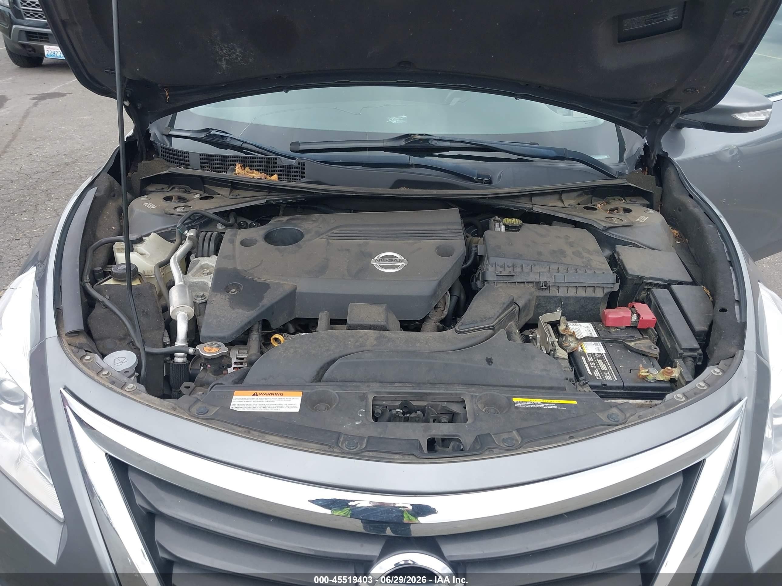 2015 Nissan Altima 2.5 Sv Gray vin: 1N4AL3AP2FC456331