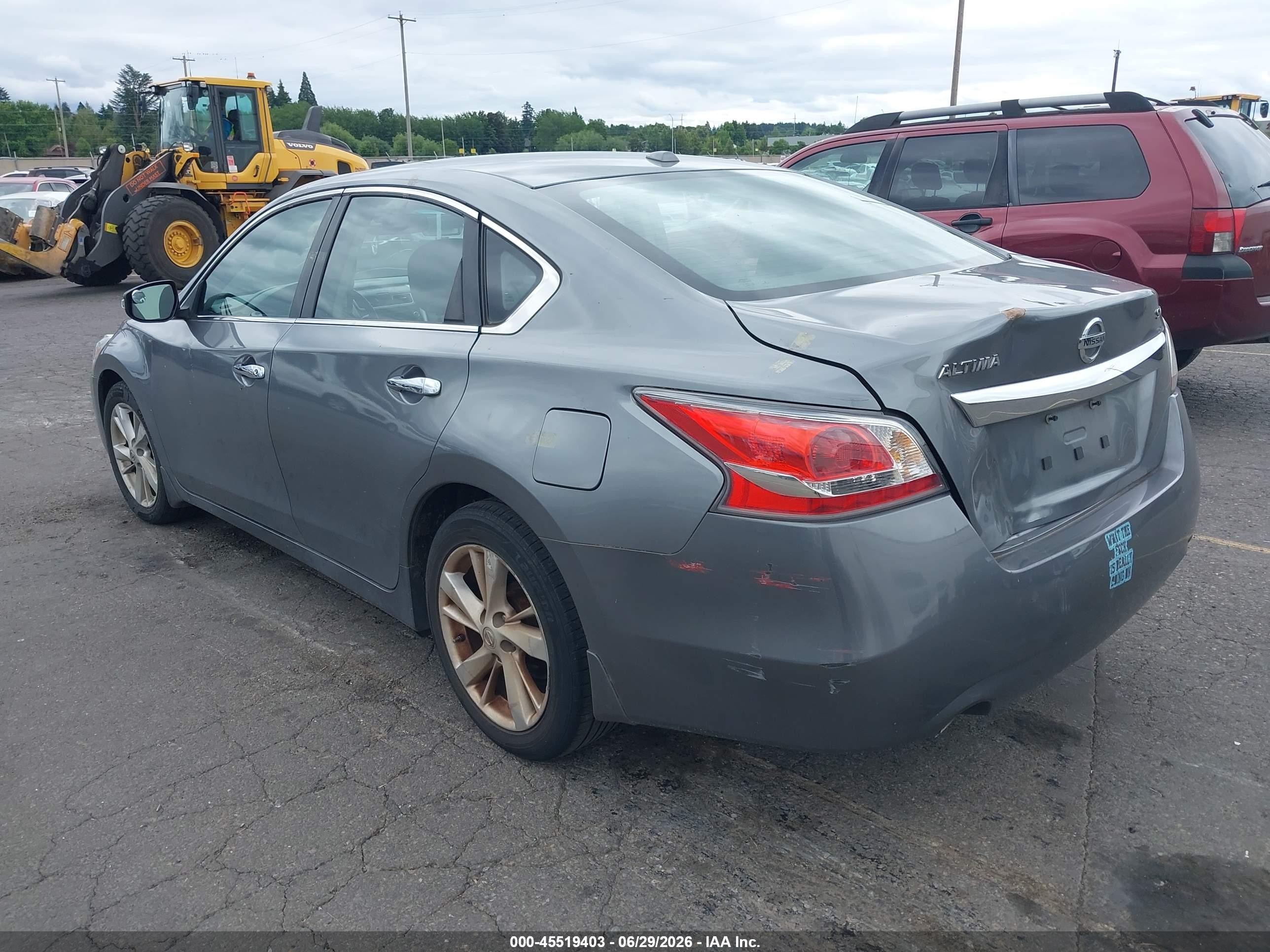2015 Nissan Altima 2.5 Sv Gray vin: 1N4AL3AP2FC456331