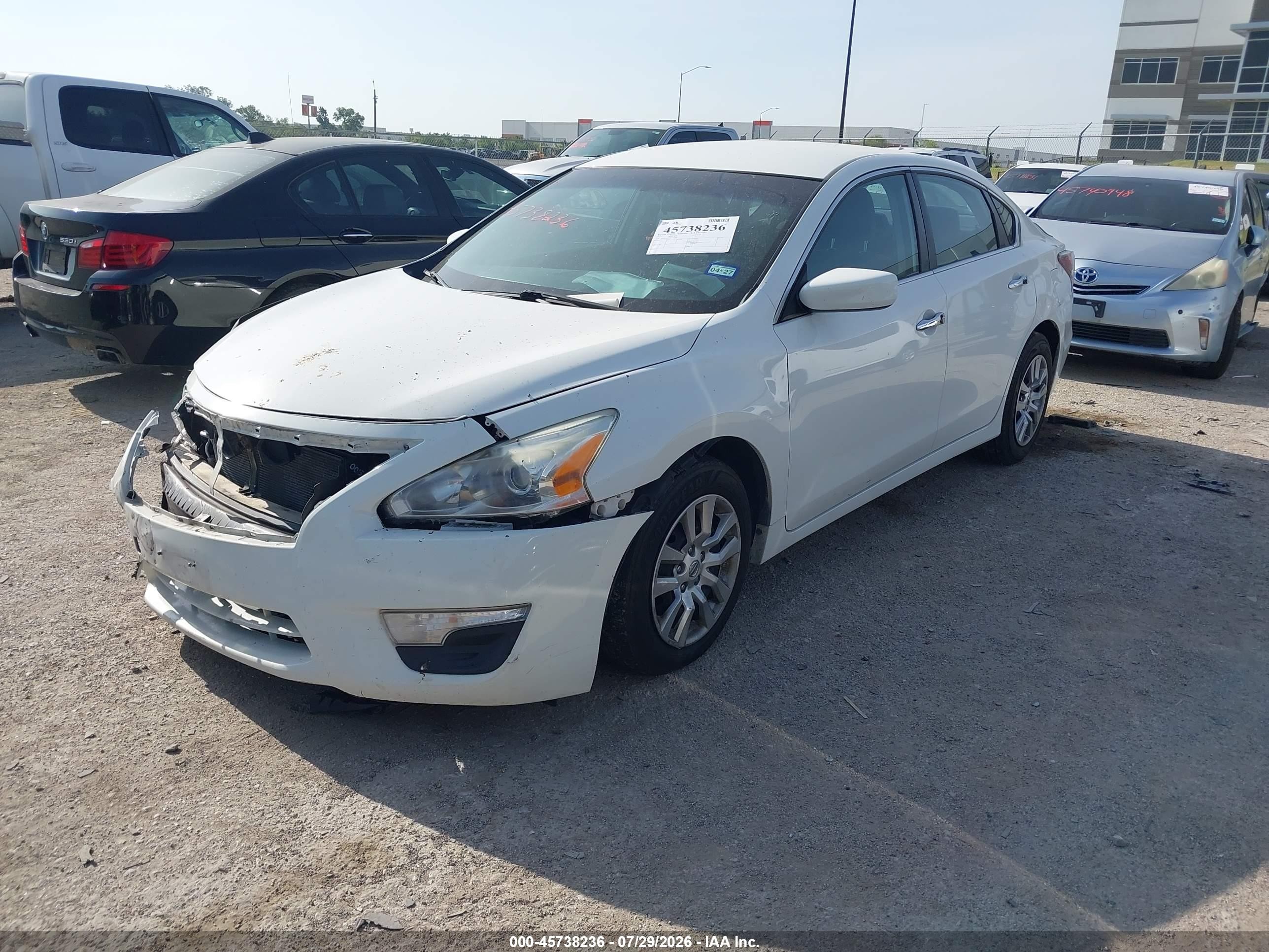 2015 Nissan Altima 2.5/2.5 S/2.5 Sl/2.5 Sv White vin: 1N4AL3AP2FC458208
