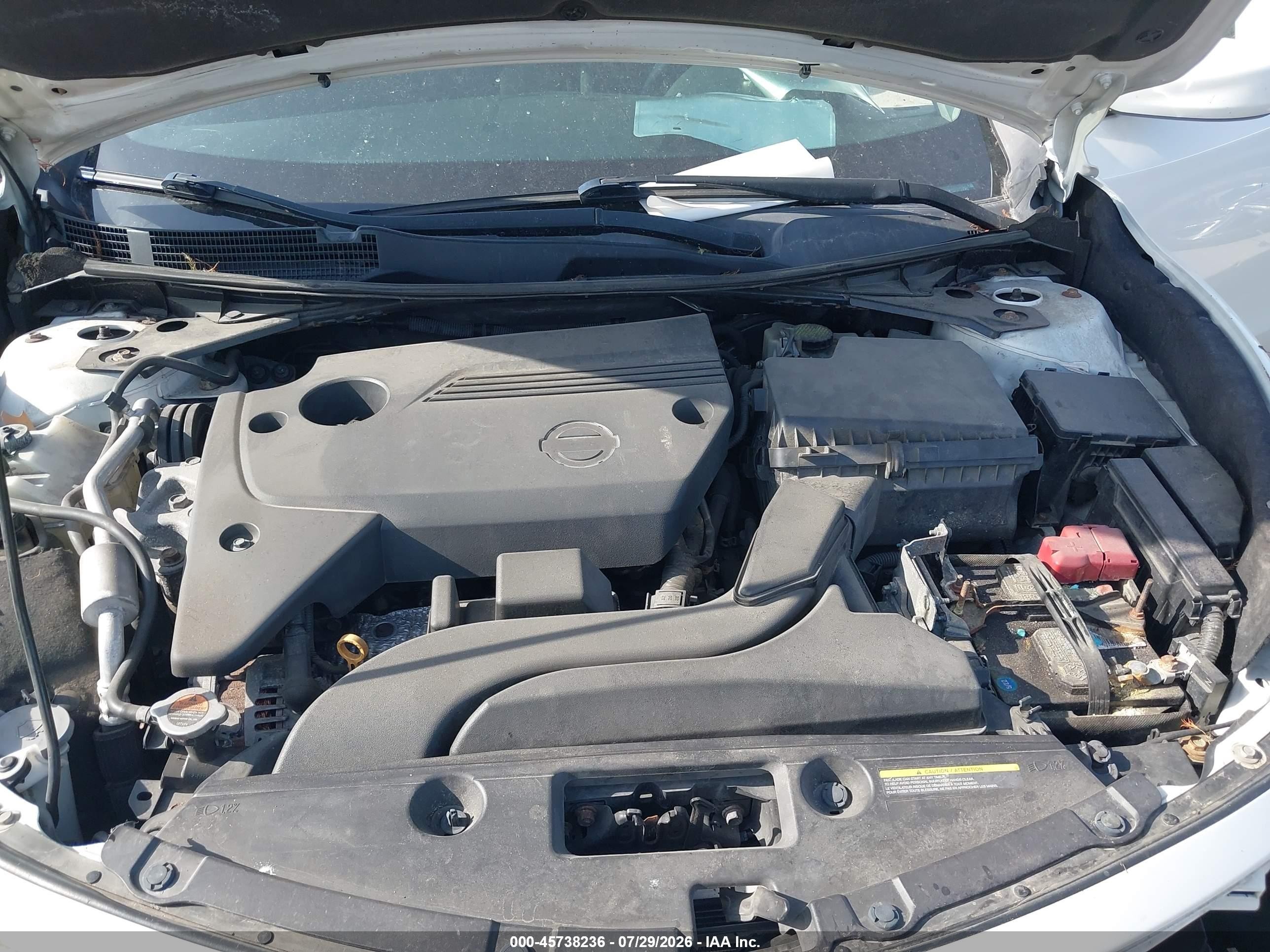 2015 Nissan Altima 2.5/2.5 S/2.5 Sl/2.5 Sv White vin: 1N4AL3AP2FC458208