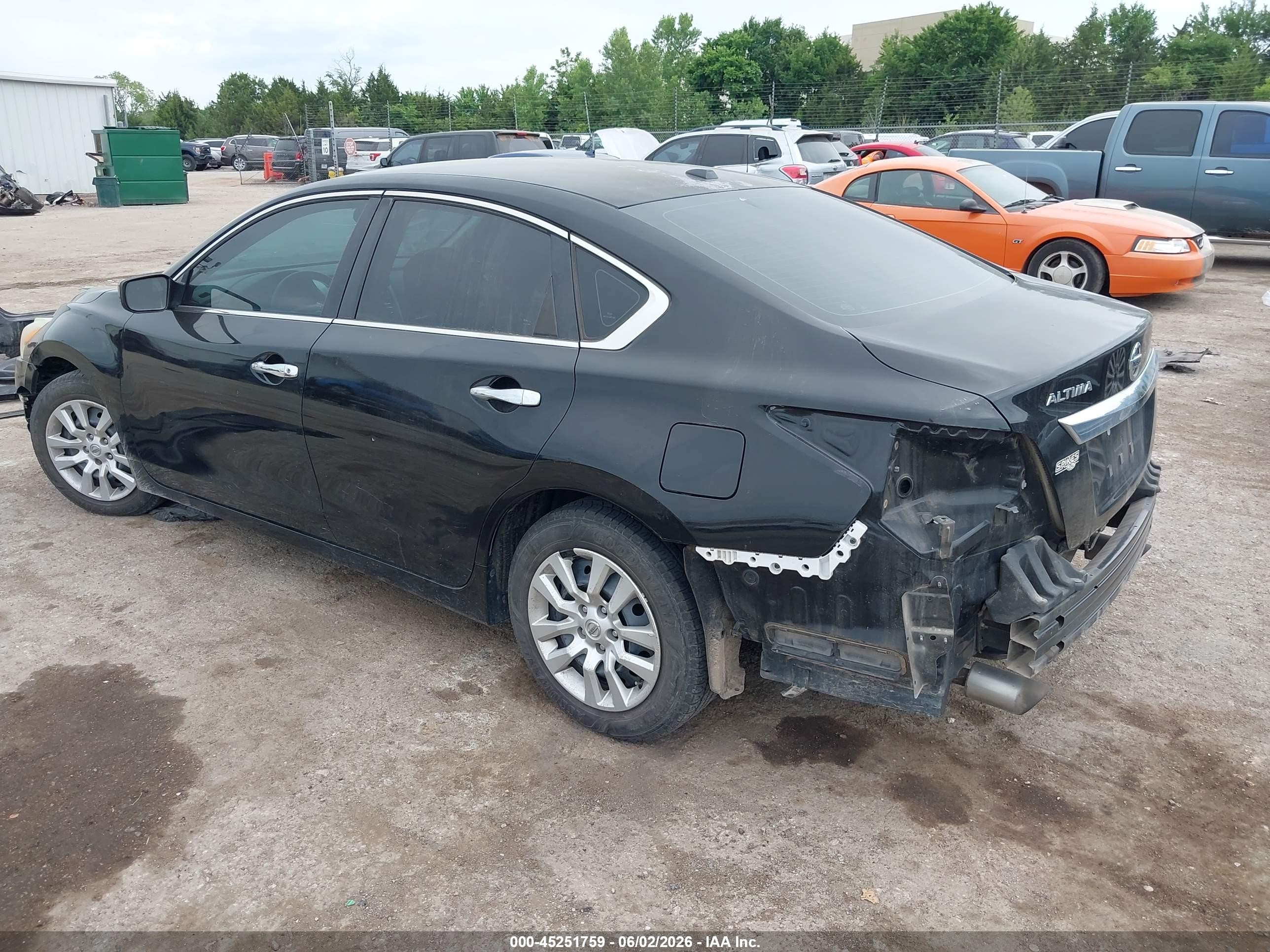 2015 Nissan Altima 2.5/2.5 S/2.5 Sl/2.5 Sv Черный vin: 1N4AL3AP2FC472027