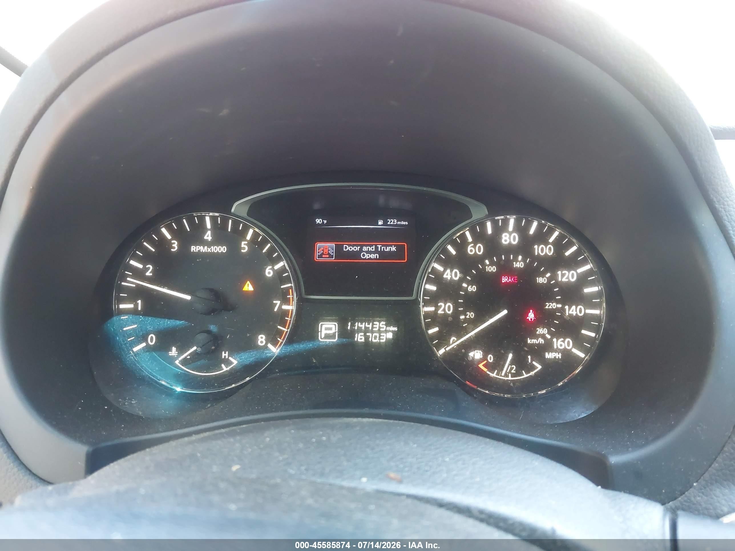 2015 Nissan Altima 2.5 S Красный vin: 1N4AL3AP2FC473033