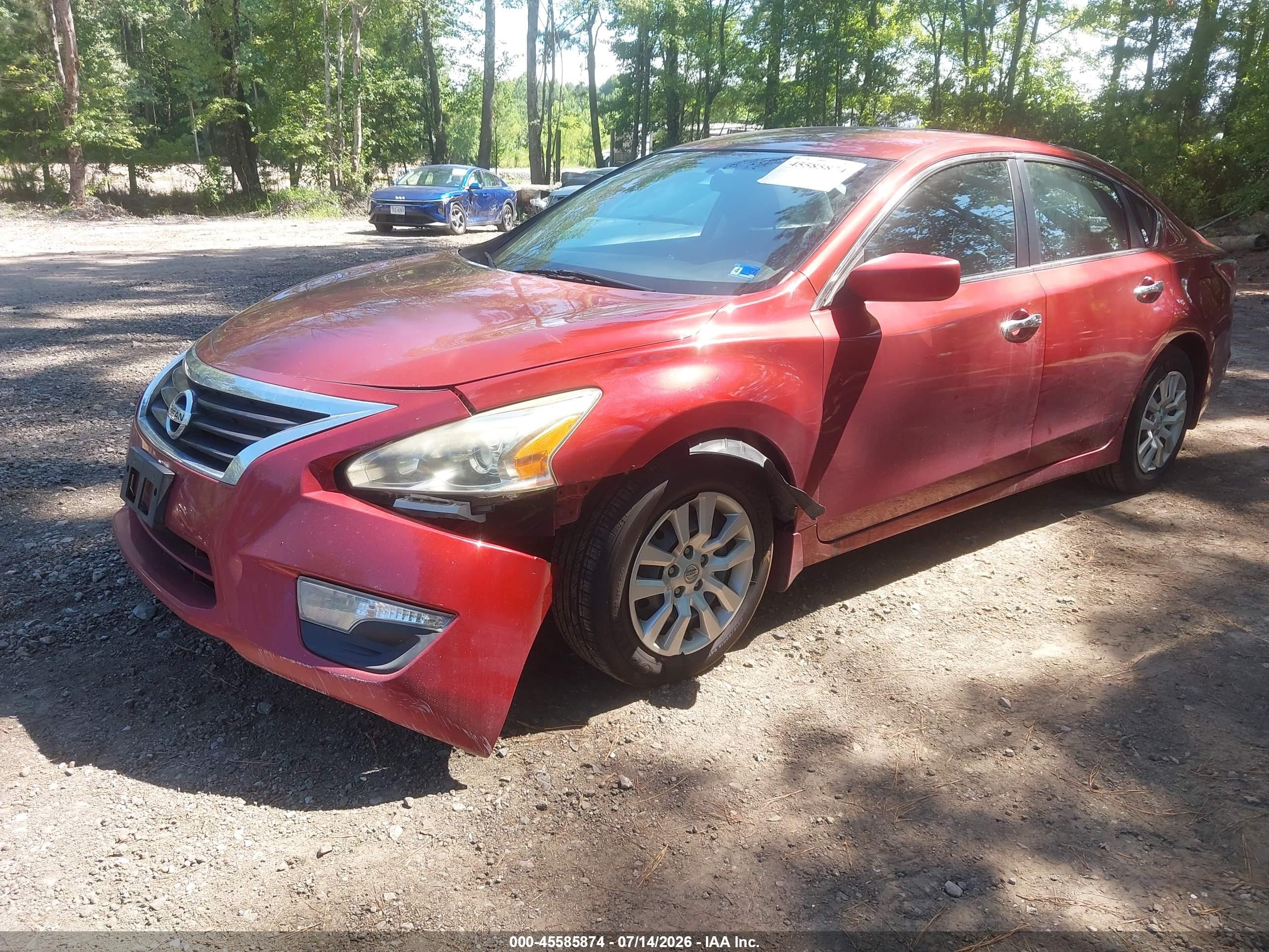 2015 Nissan Altima 2.5 S Красный vin: 1N4AL3AP2FC473033