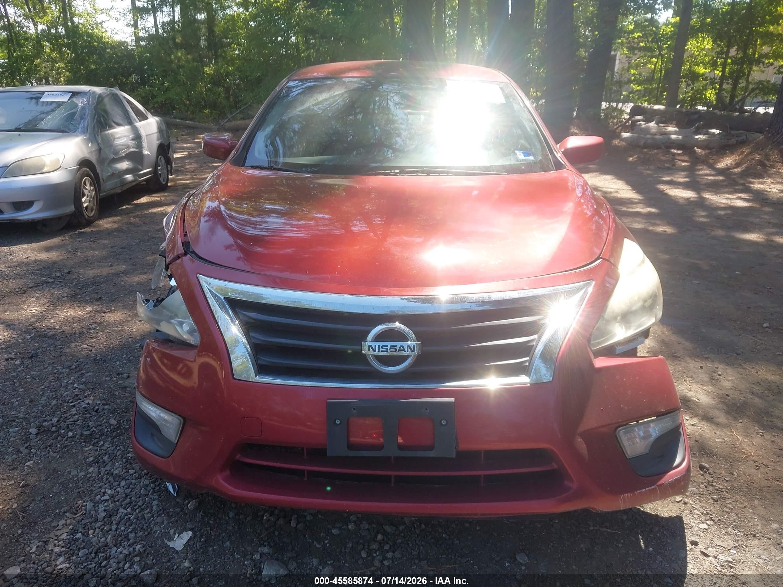 2015 Nissan Altima 2.5 S Красный vin: 1N4AL3AP2FC473033