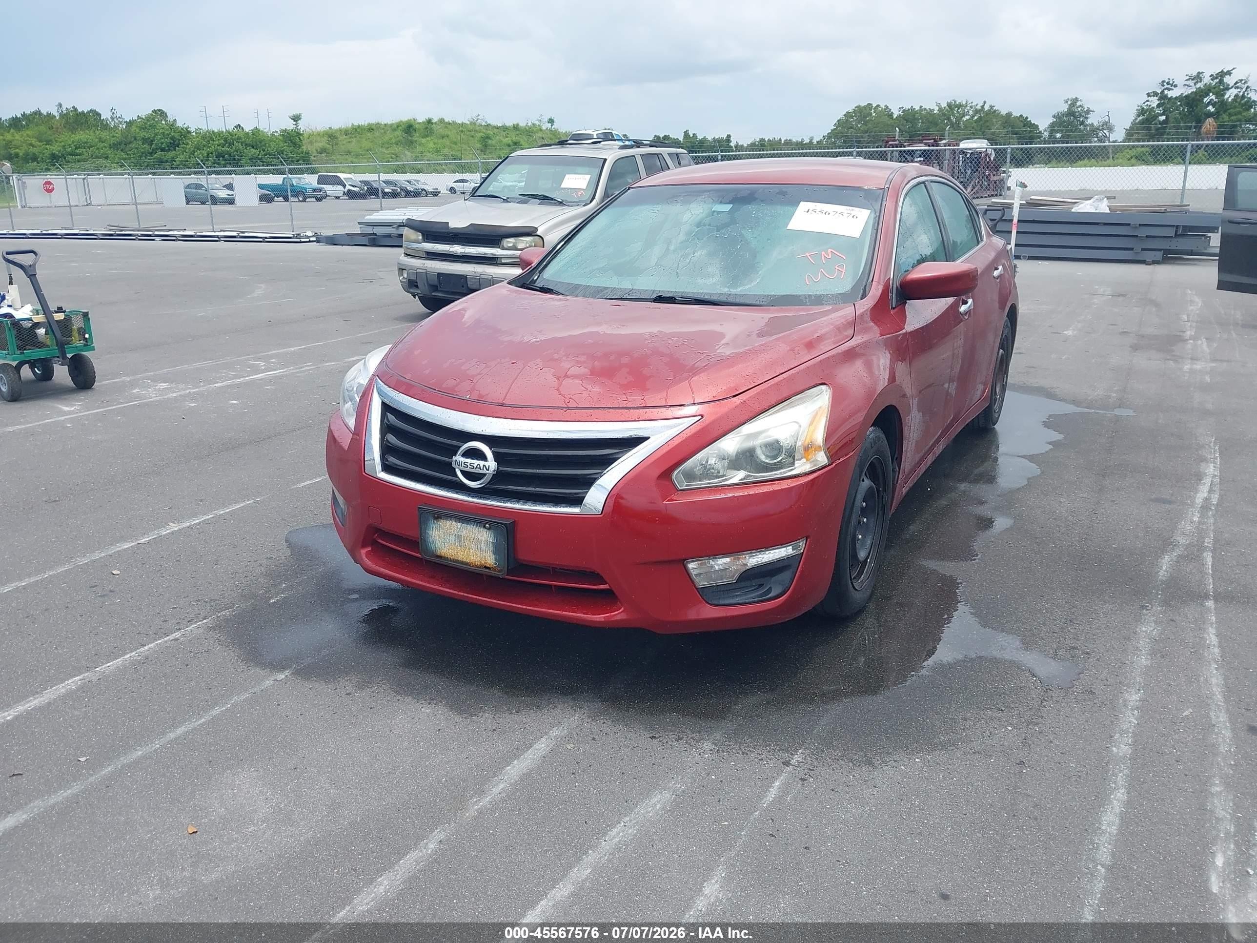 2015 Nissan Altima 2.5/2.5 S/2.5 Sl/2.5 Sv Красный vin: 1N4AL3AP2FC473114