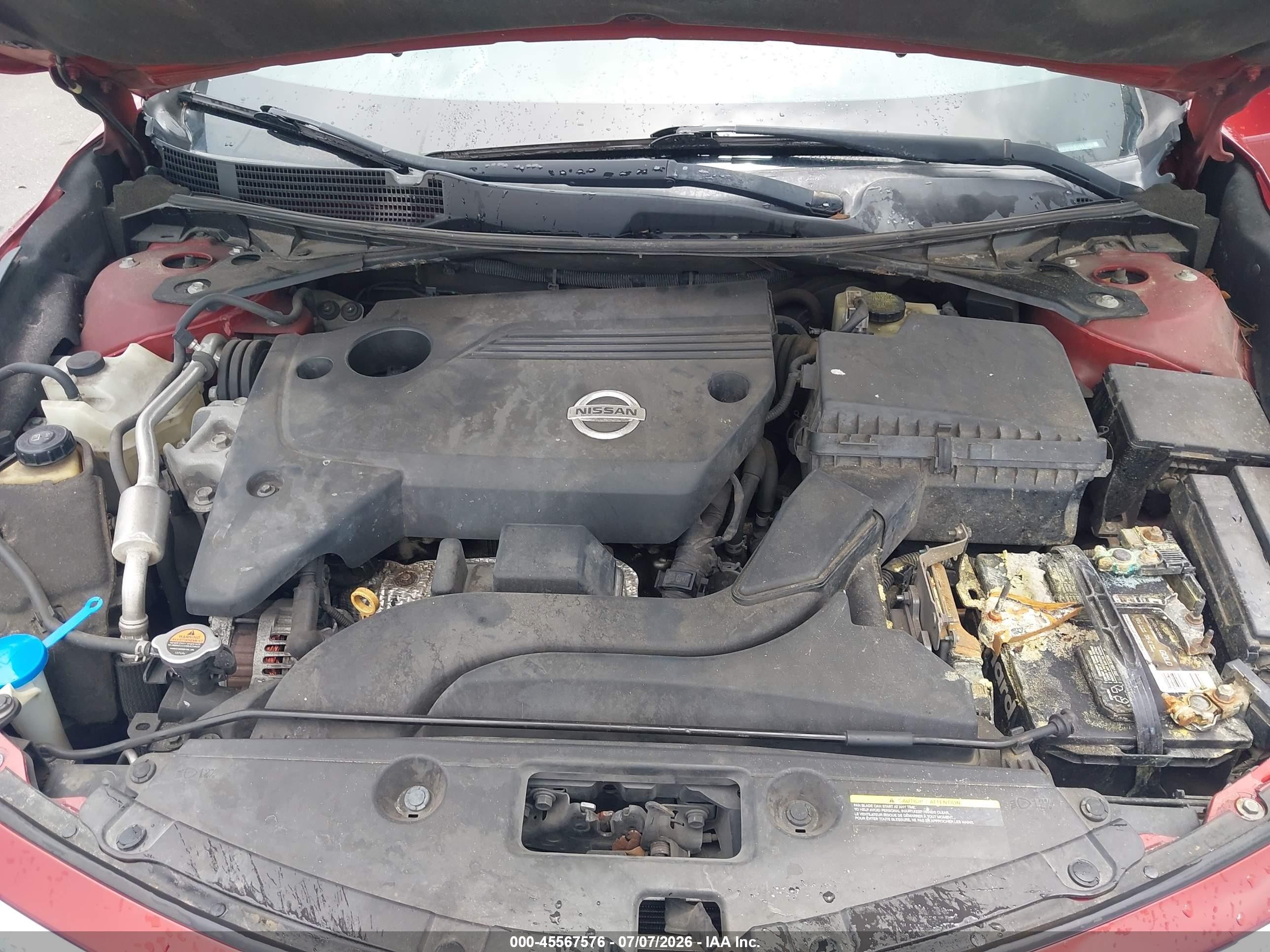 2015 Nissan Altima 2.5/2.5 S/2.5 Sl/2.5 Sv Красный vin: 1N4AL3AP2FC473114