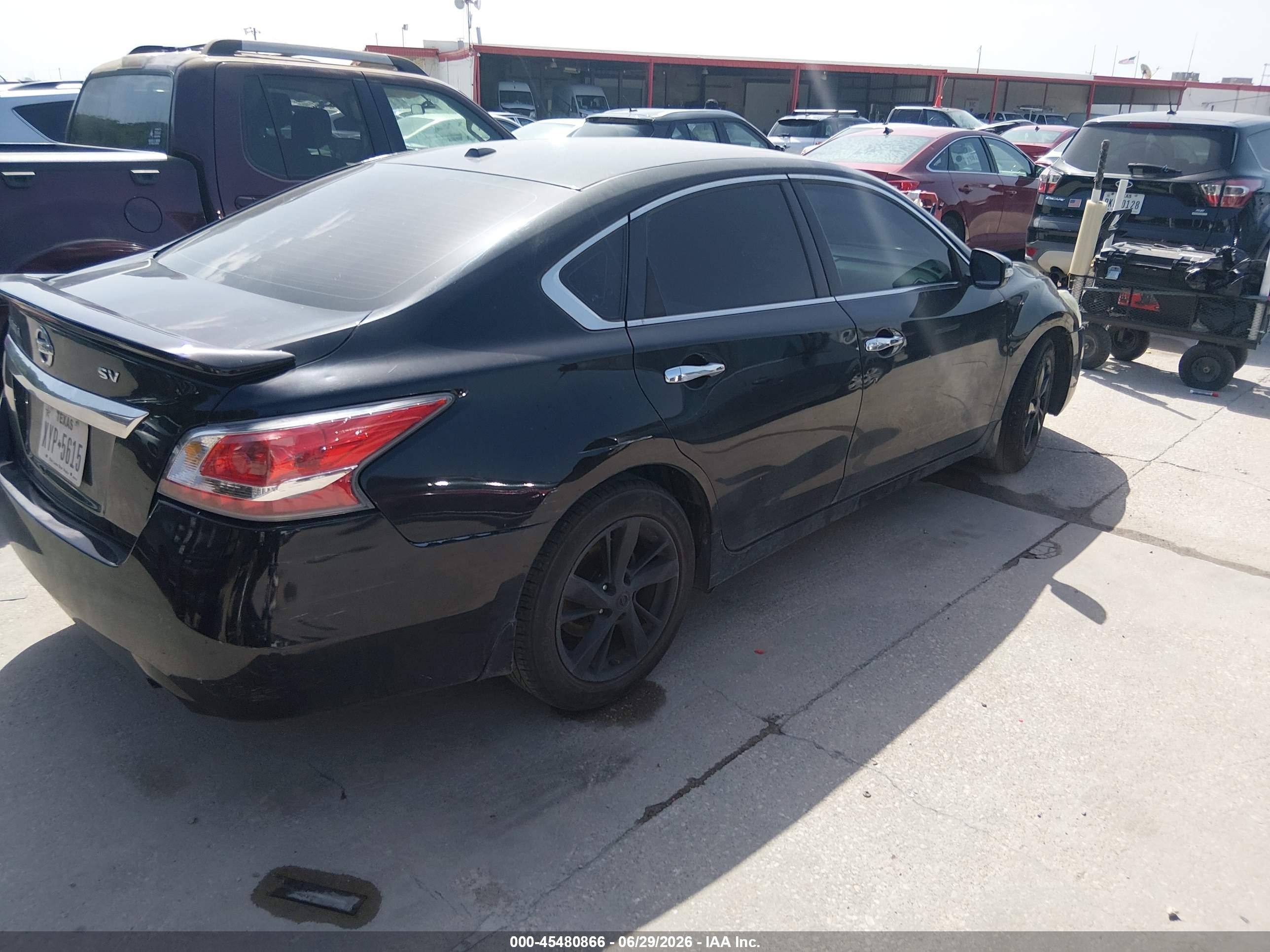 2015 Nissan Altima 2.5 Sv Black vin: 1N4AL3AP2FC475736