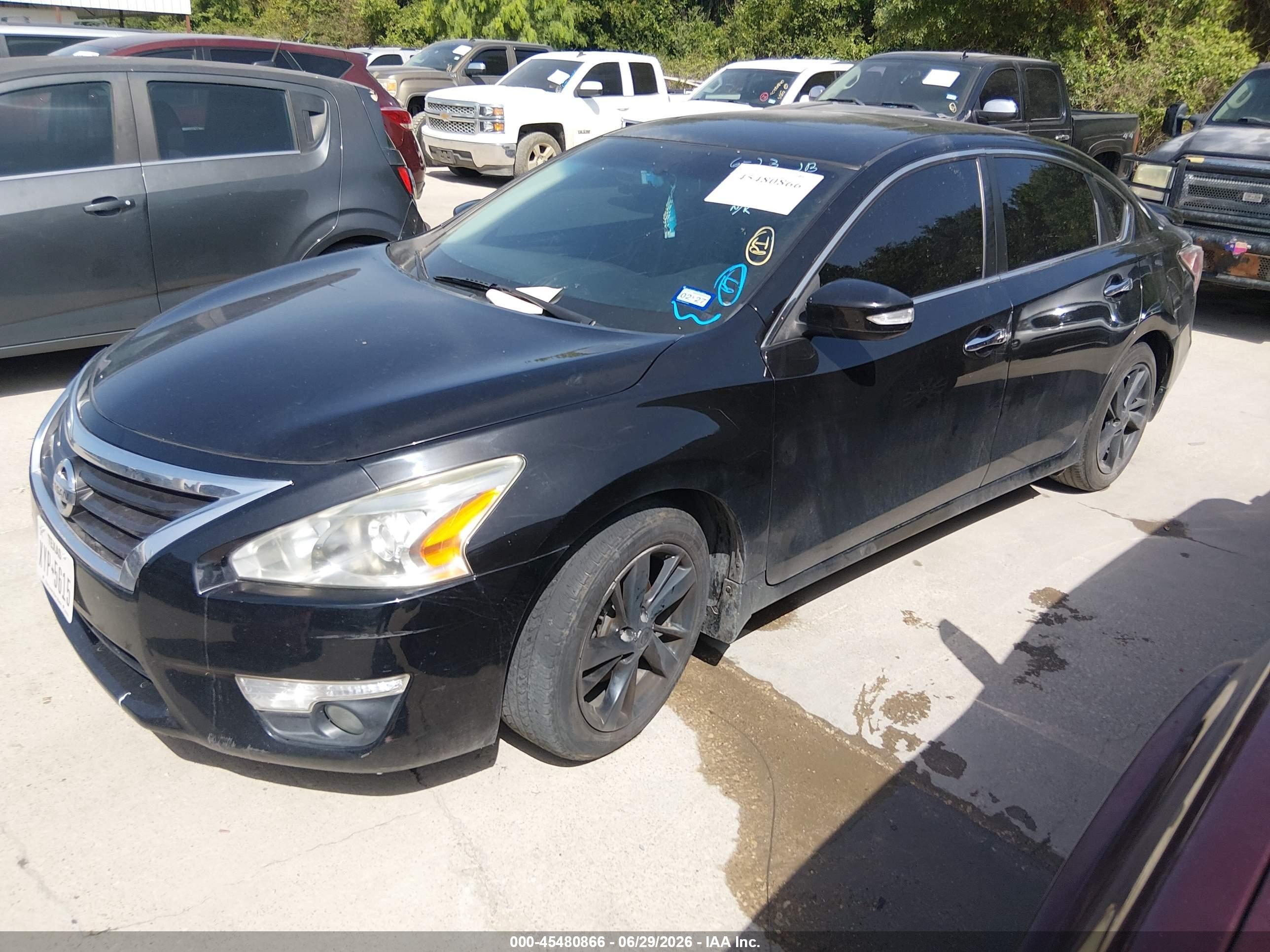 2015 Nissan Altima 2.5 Sv Black vin: 1N4AL3AP2FC475736