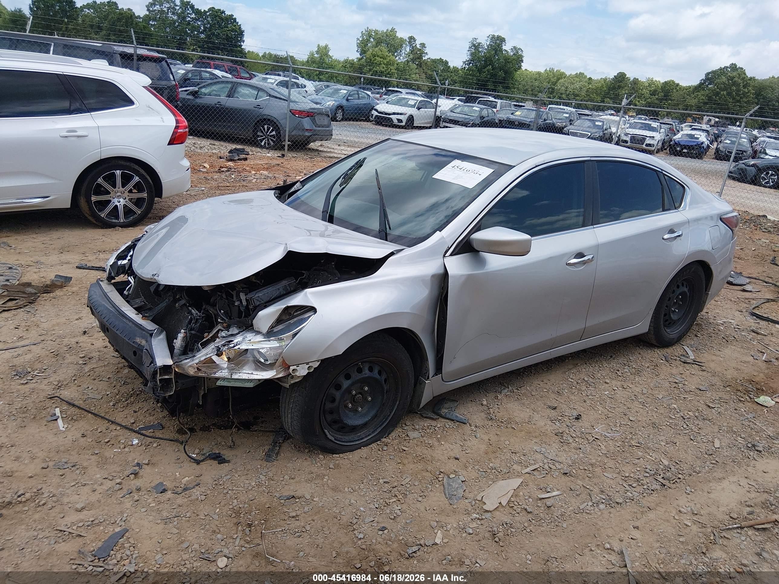 2015 Nissan Altima 2.5 S Silver vin: 1N4AL3AP2FC477910