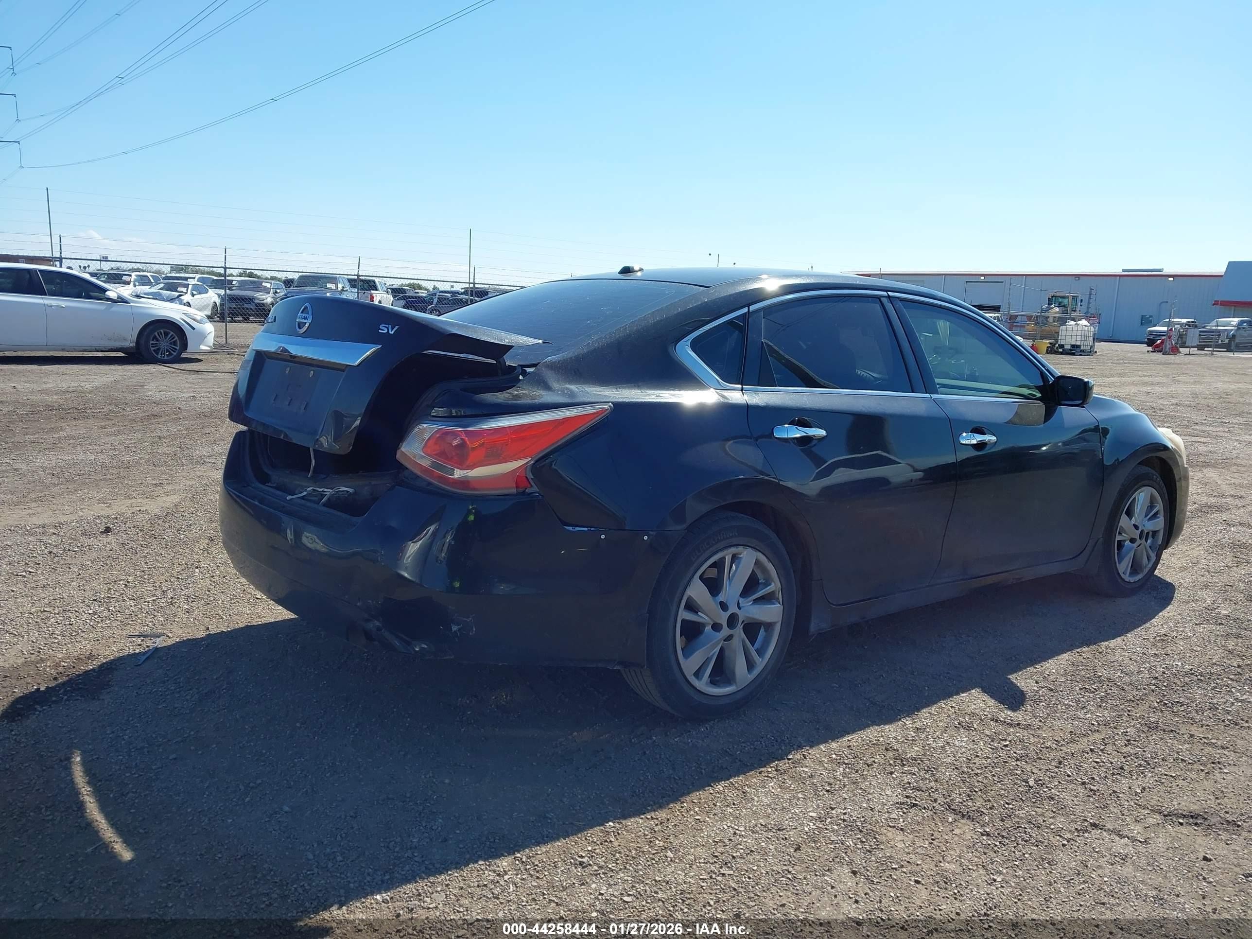 2015 Nissan Altima 2.5 Sv Black vin: 1N4AL3AP2FC490947