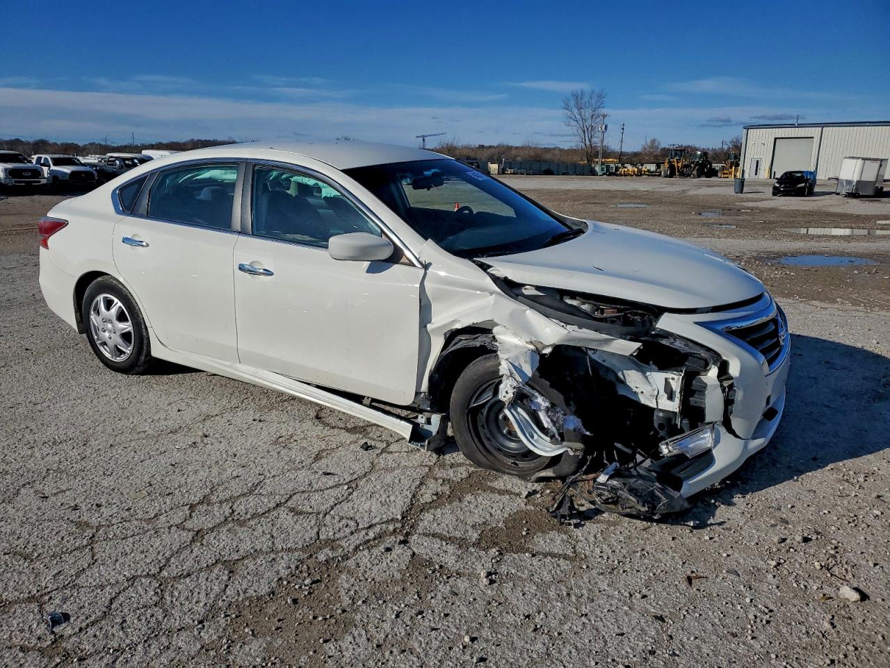 2015 Nissan Altima 2.5s White vin: 1N4AL3AP2FC492018