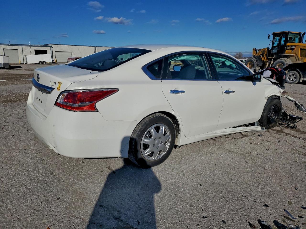 2015 Nissan Altima 2.5s White vin: 1N4AL3AP2FC492018