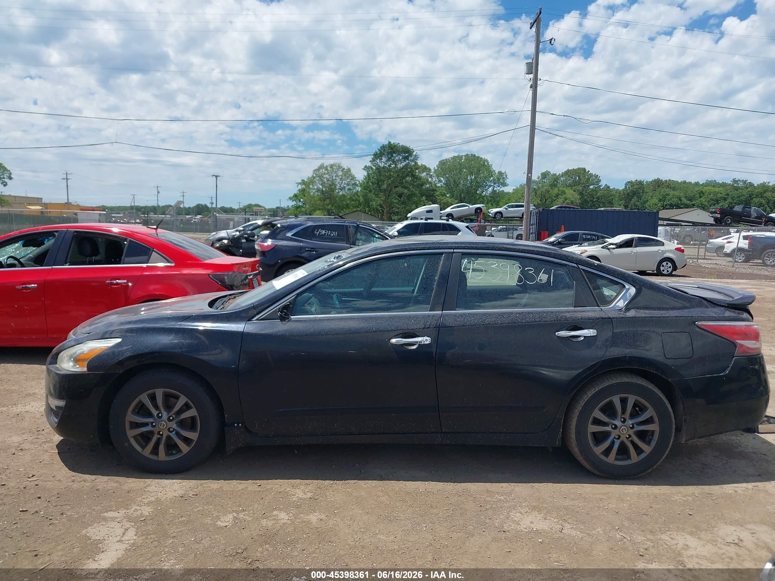 2015 Nissan Altima 2.5 S Черный vin: 1N4AL3AP2FC497977