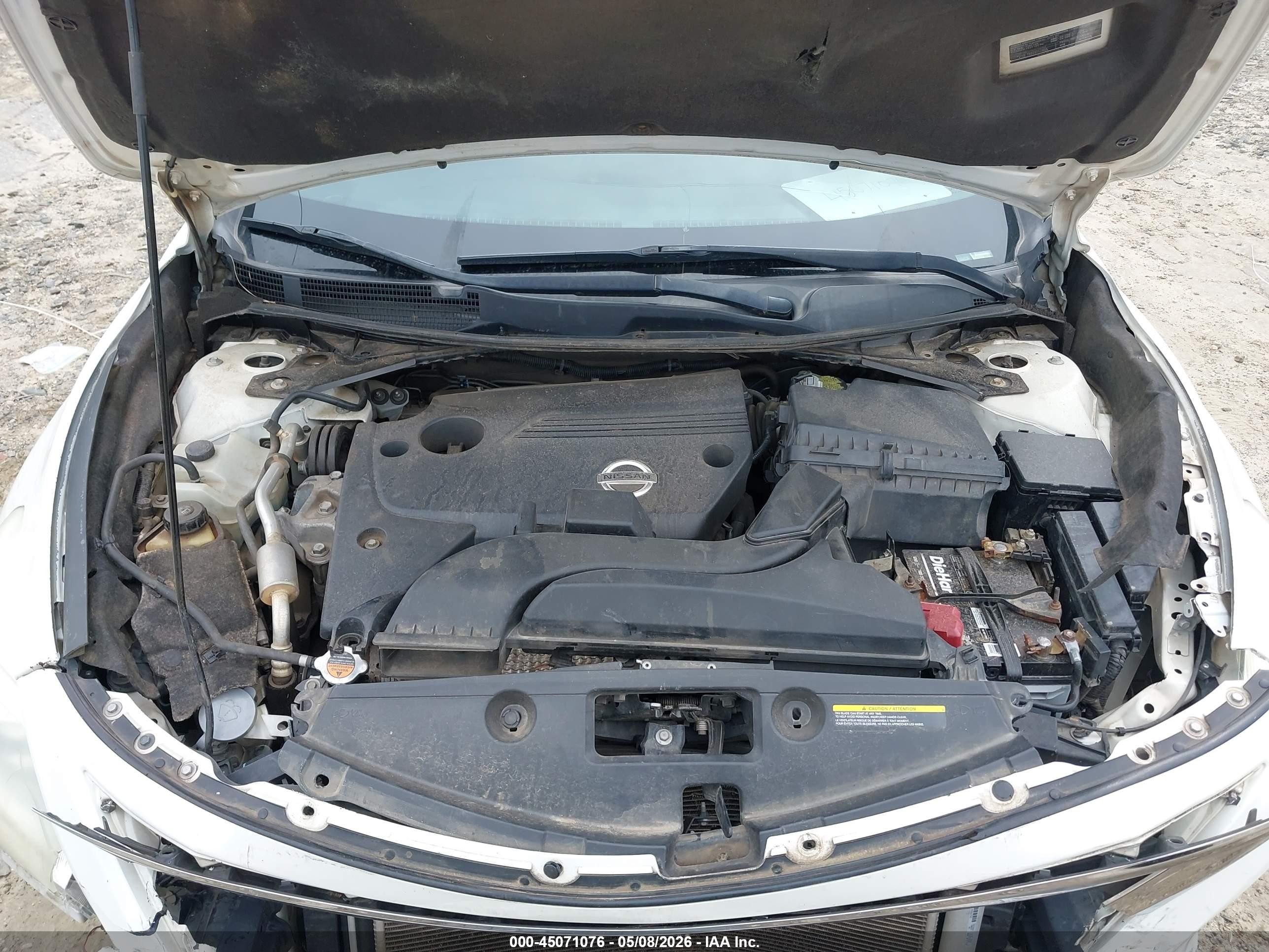 2015 Nissan Altima 2.5 S White vin: 1N4AL3AP2FC498949