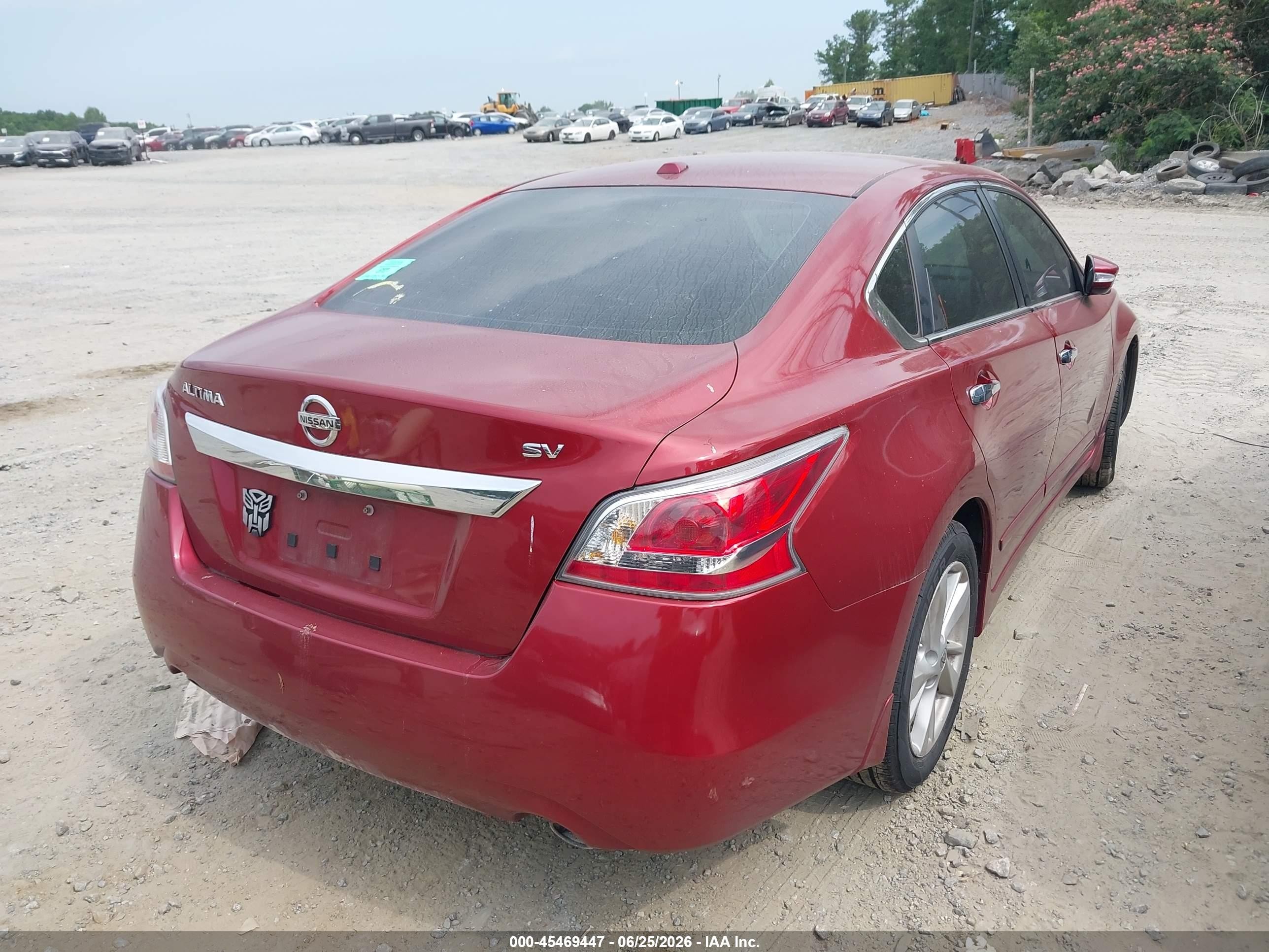 2015 Nissan Altima 2.5 Sv Red vin: 1N4AL3AP2FC569972