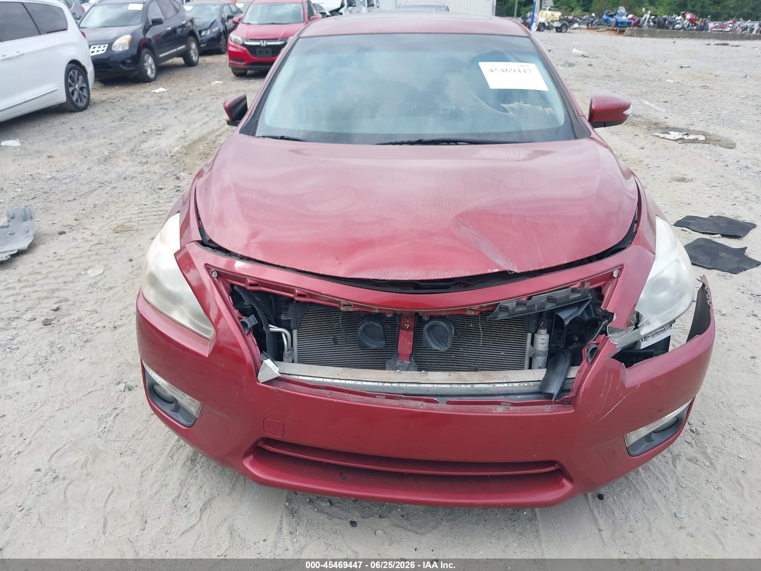 2015 Nissan Altima 2.5 Sv Red vin: 1N4AL3AP2FC569972