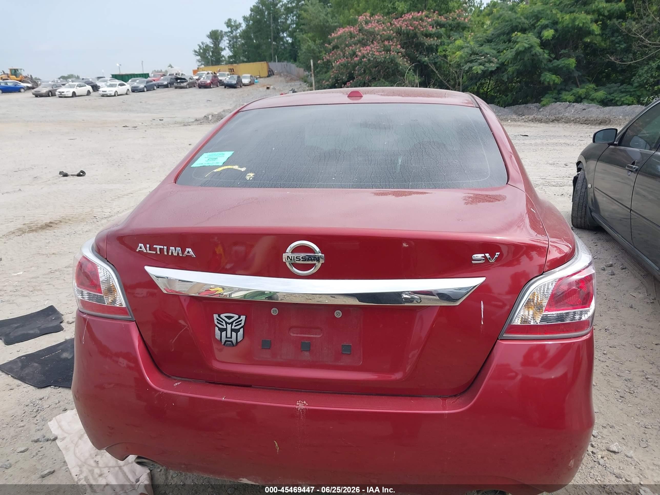 2015 Nissan Altima 2.5 Sv Red vin: 1N4AL3AP2FC569972