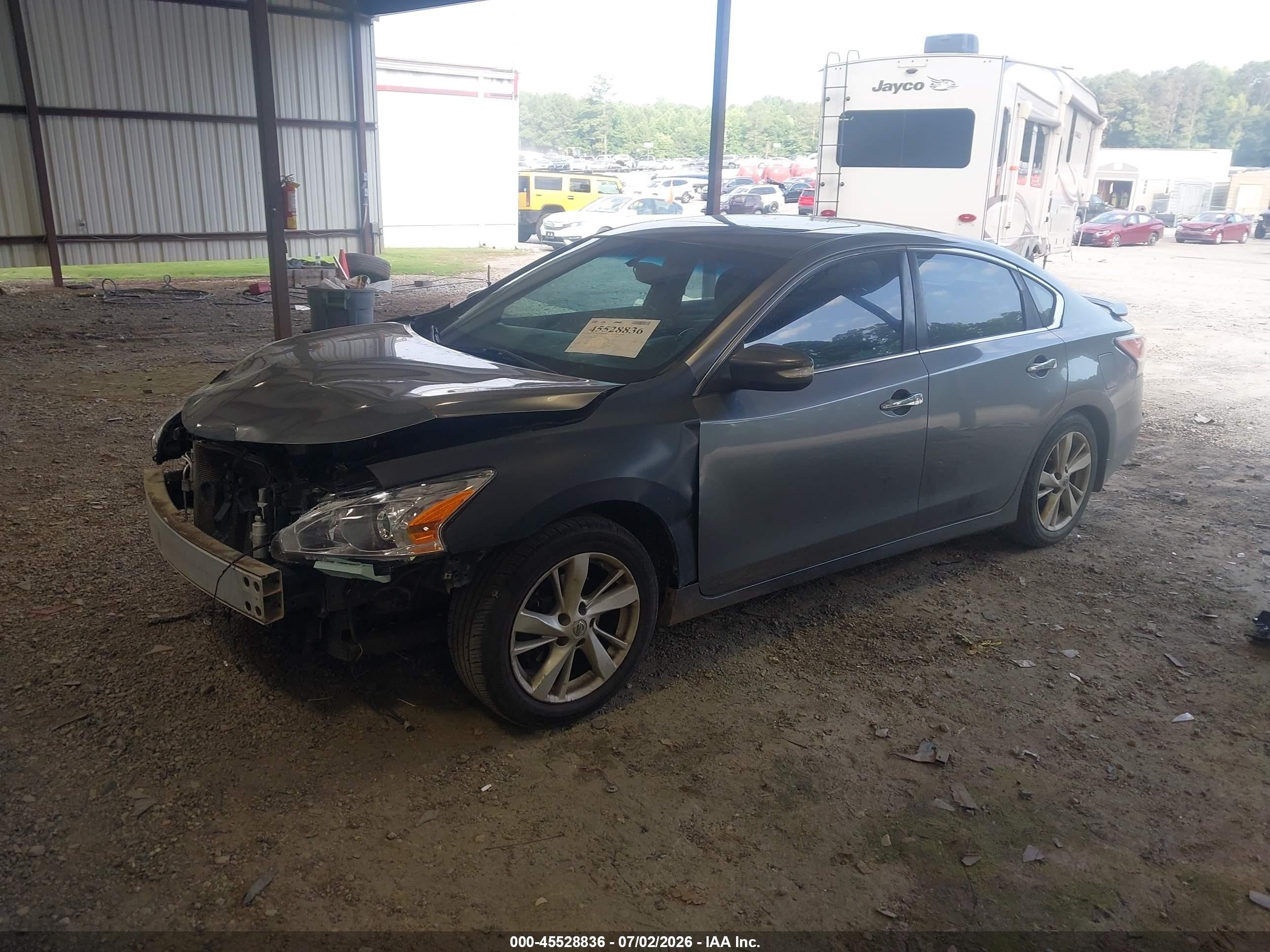 2015 Nissan Altima 2.5 Sv Gray vin: 1N4AL3AP2FC587548