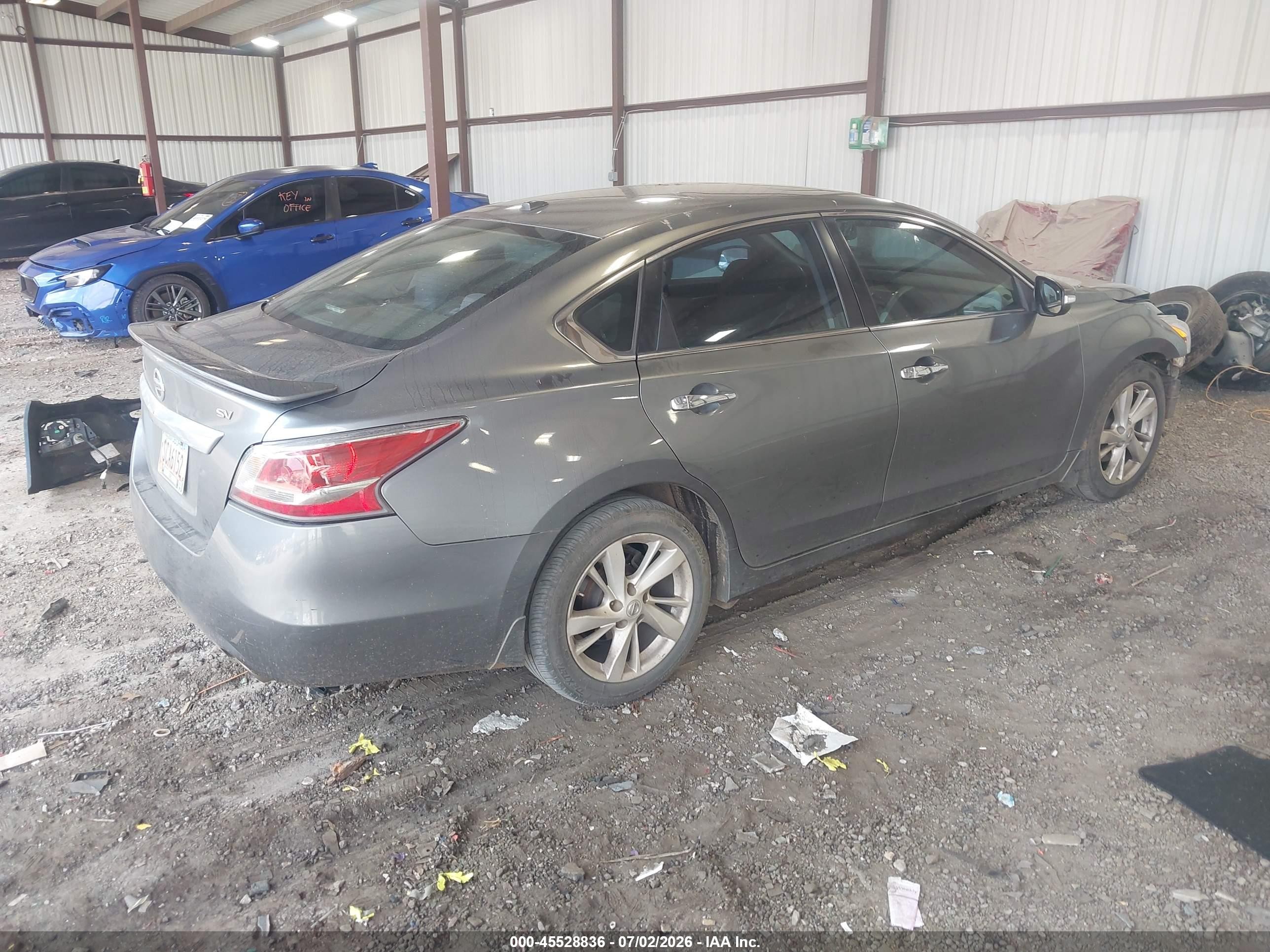 2015 Nissan Altima 2.5 Sv Gray vin: 1N4AL3AP2FC587548