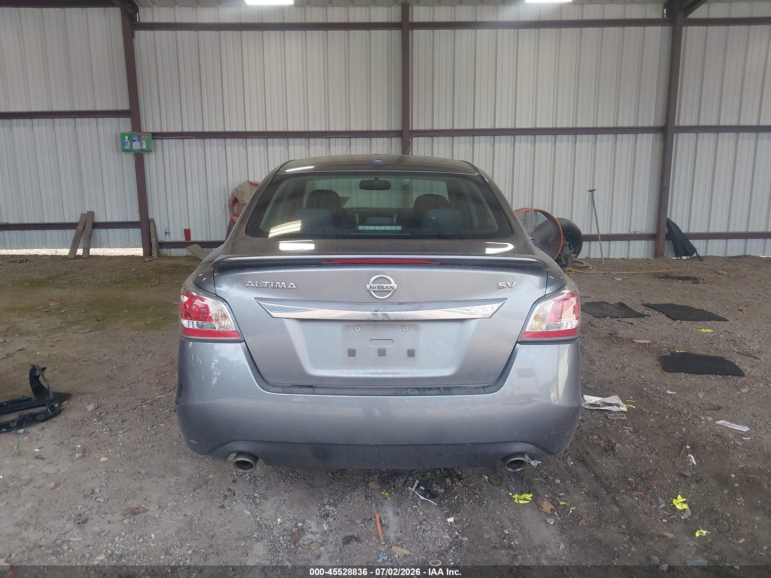 2015 Nissan Altima 2.5 Sv Gray vin: 1N4AL3AP2FC587548