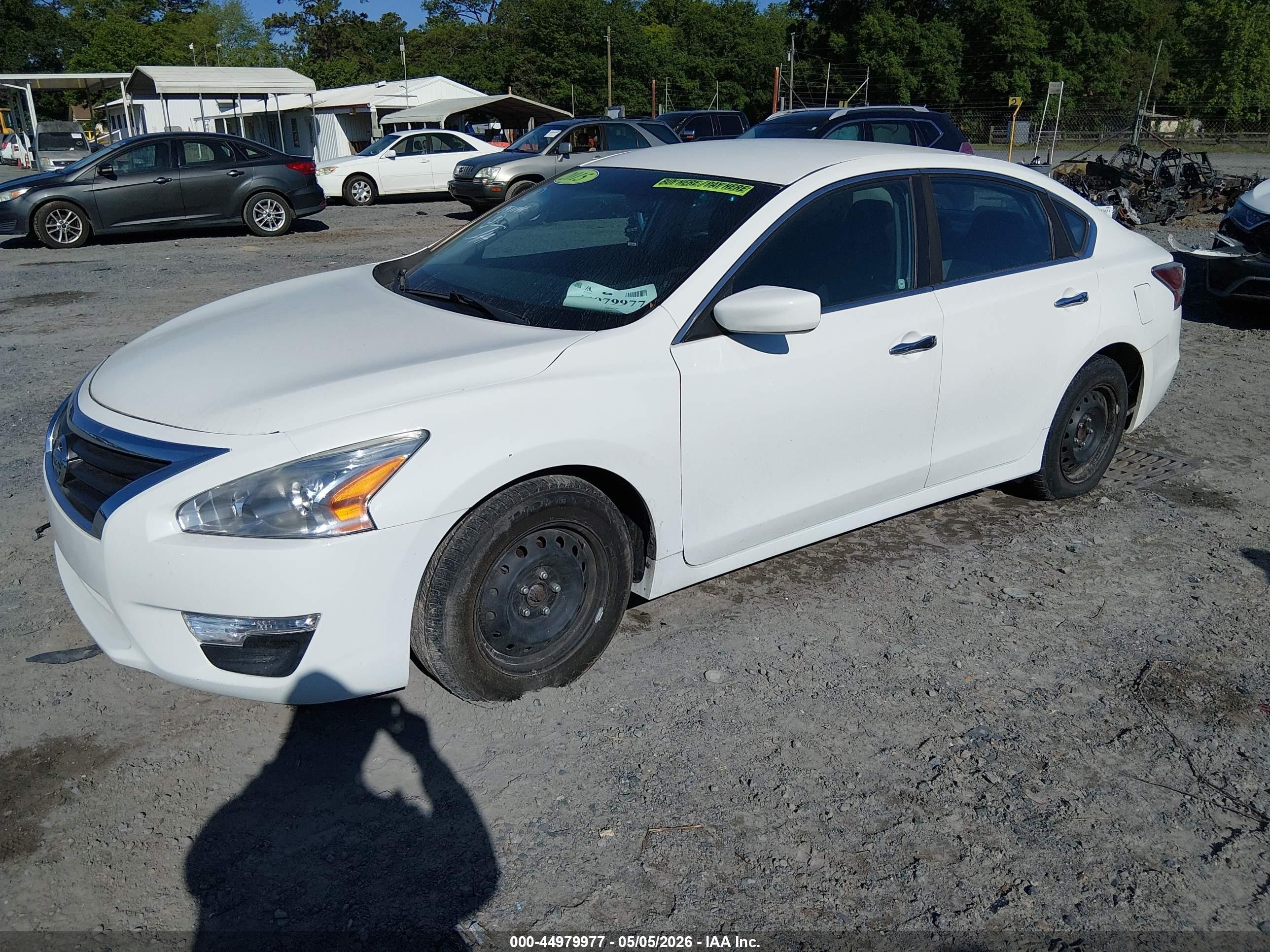 2015 Nissan Altima 2.5 White vin: 1N4AL3AP2FC591146