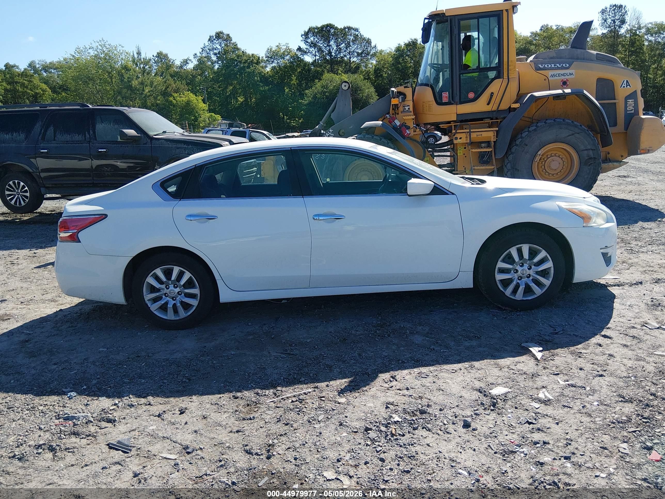 2015 Nissan Altima 2.5 White vin: 1N4AL3AP2FC591146
