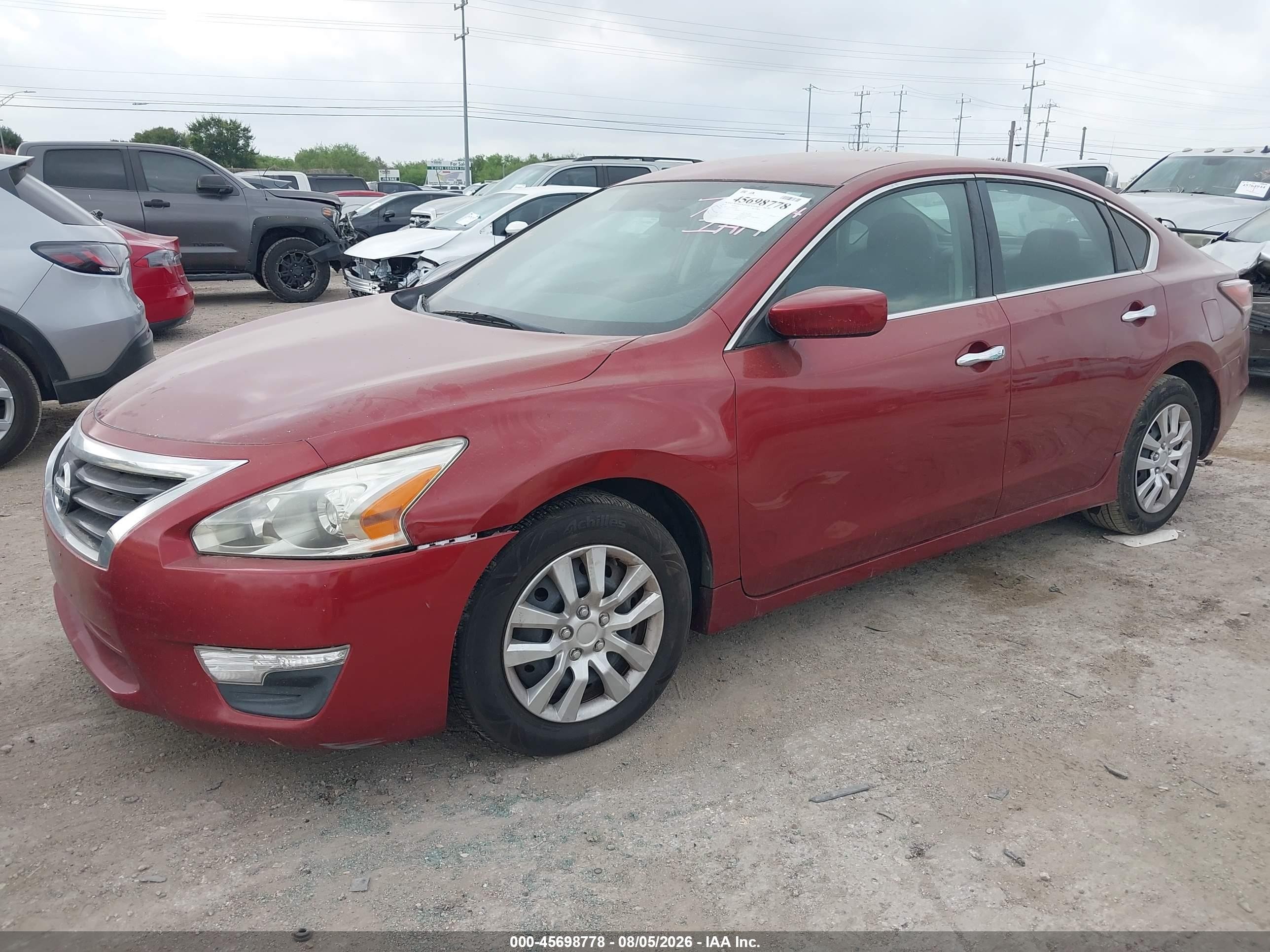 2015 Nissan Altima 2.5/2.5 S/2.5 Sl/2.5 Sv Red vin: 1N4AL3AP2FN301976