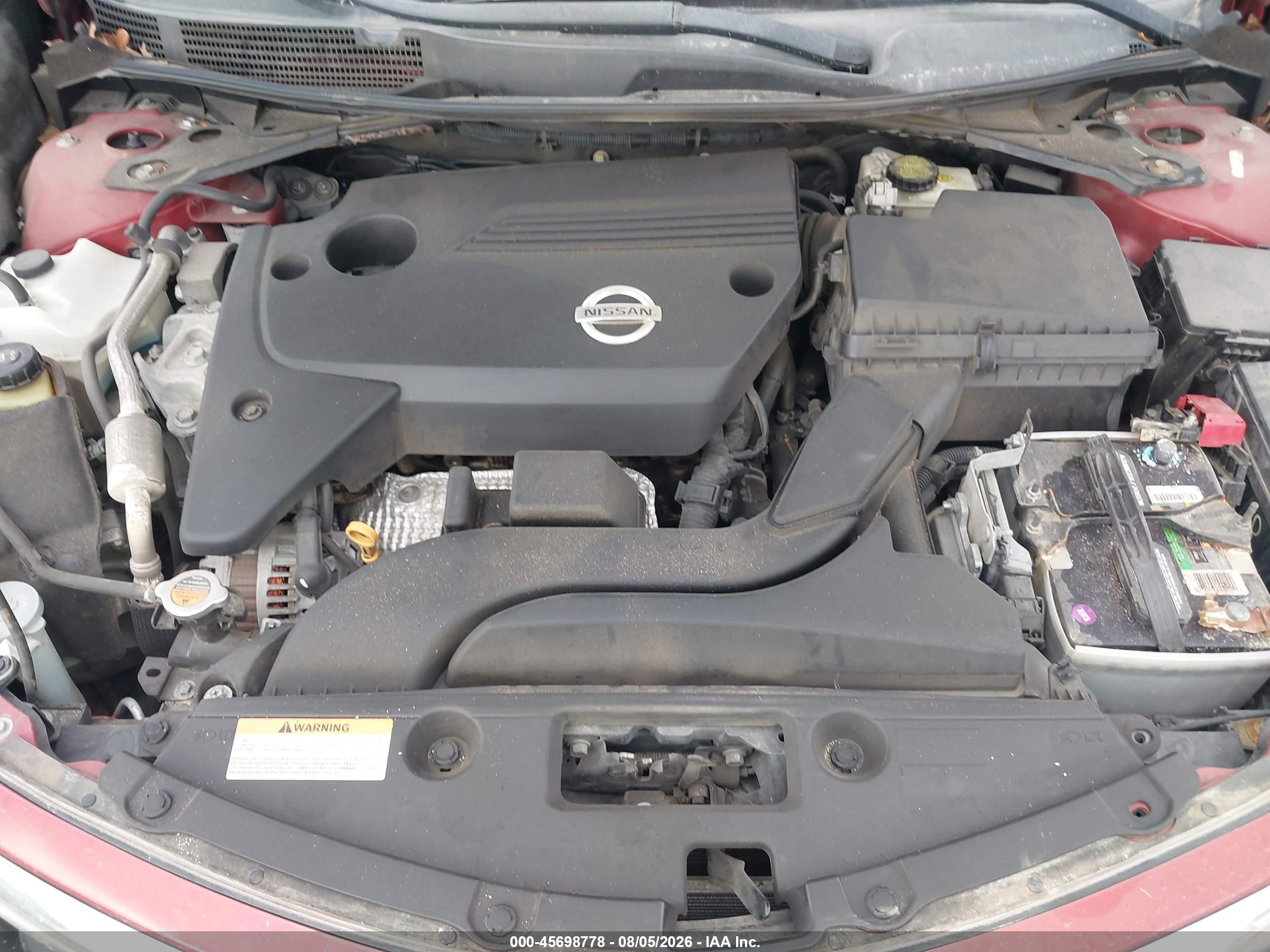 2015 Nissan Altima 2.5/2.5 S/2.5 Sl/2.5 Sv Red vin: 1N4AL3AP2FN301976