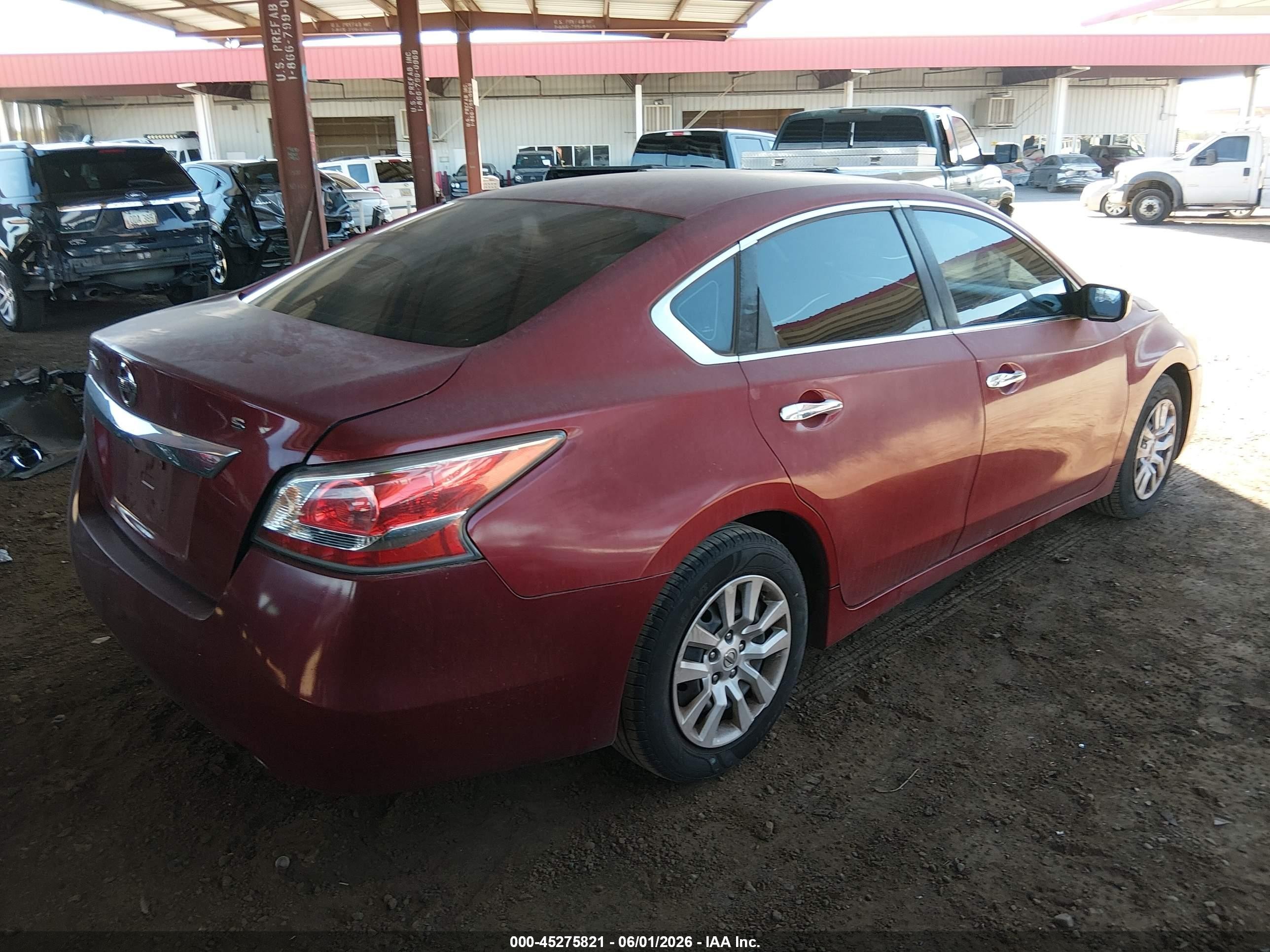 2015 Nissan Altima 2.5/2.5 S/2.5 Sl/2.5 Sv Maroon vin: 1N4AL3AP2FN325615