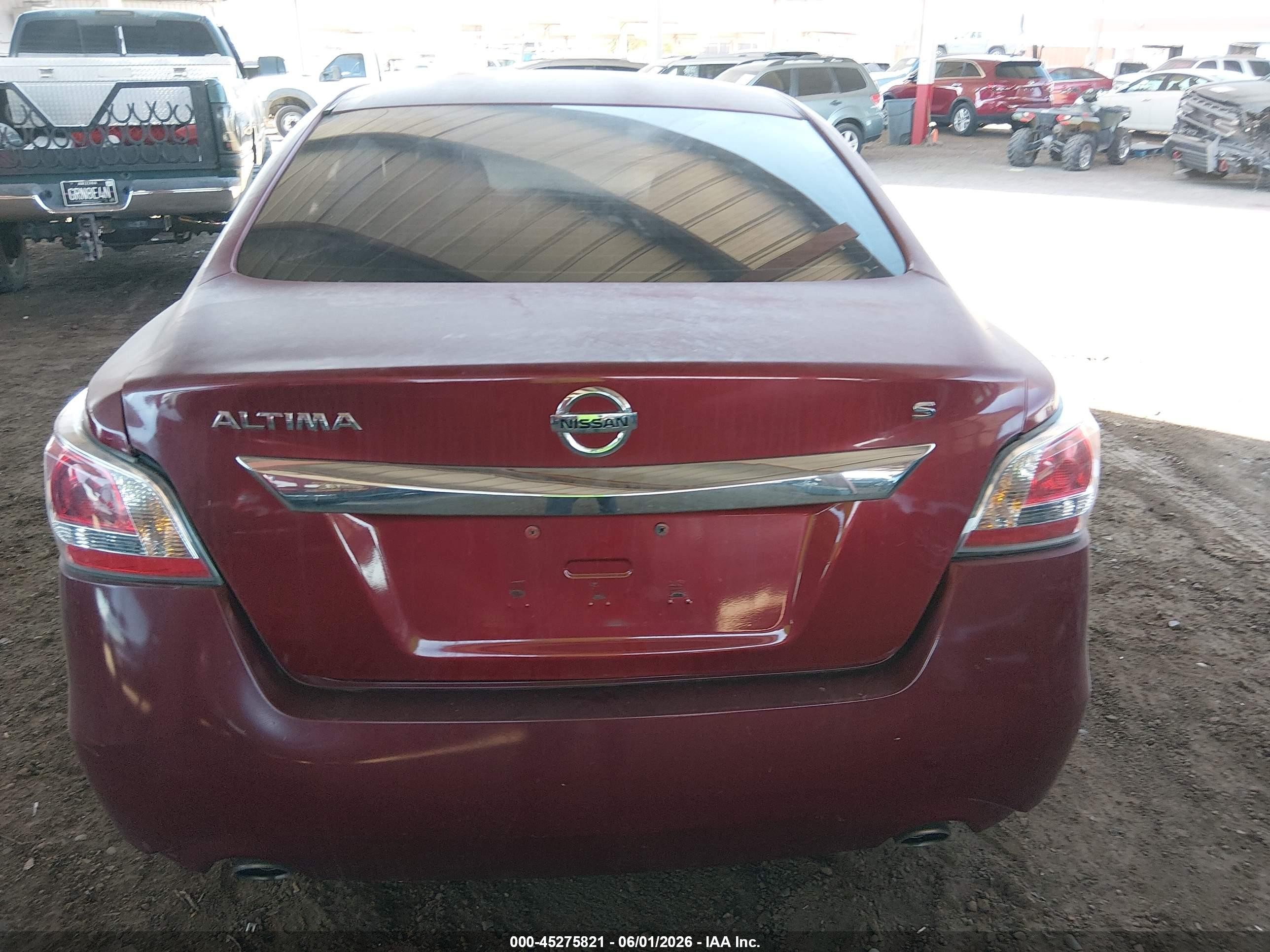 2015 Nissan Altima 2.5/2.5 S/2.5 Sl/2.5 Sv Maroon vin: 1N4AL3AP2FN325615