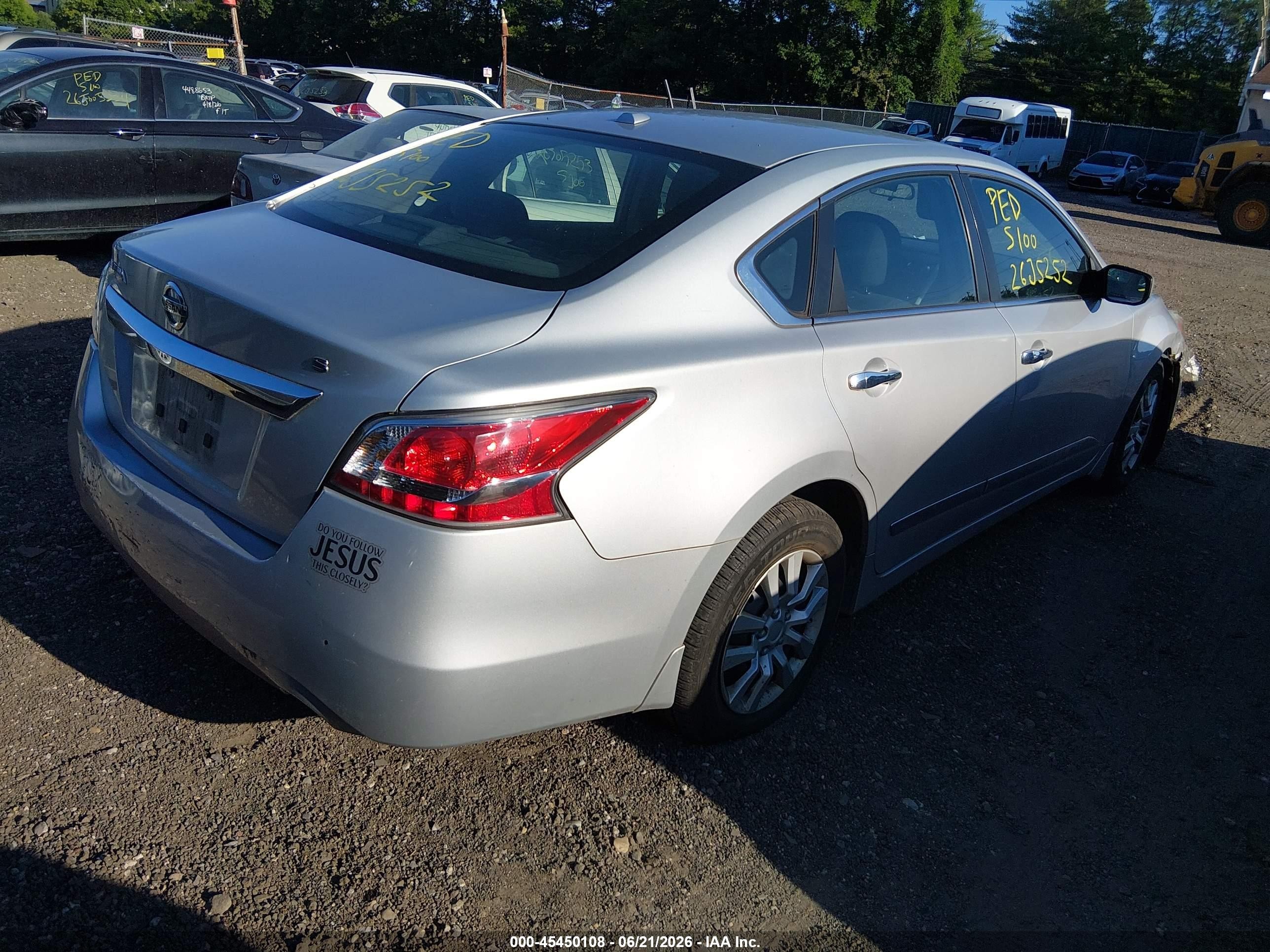 2015 Nissan Altima 2.5 S Gray vin: 1N4AL3AP2FN326327