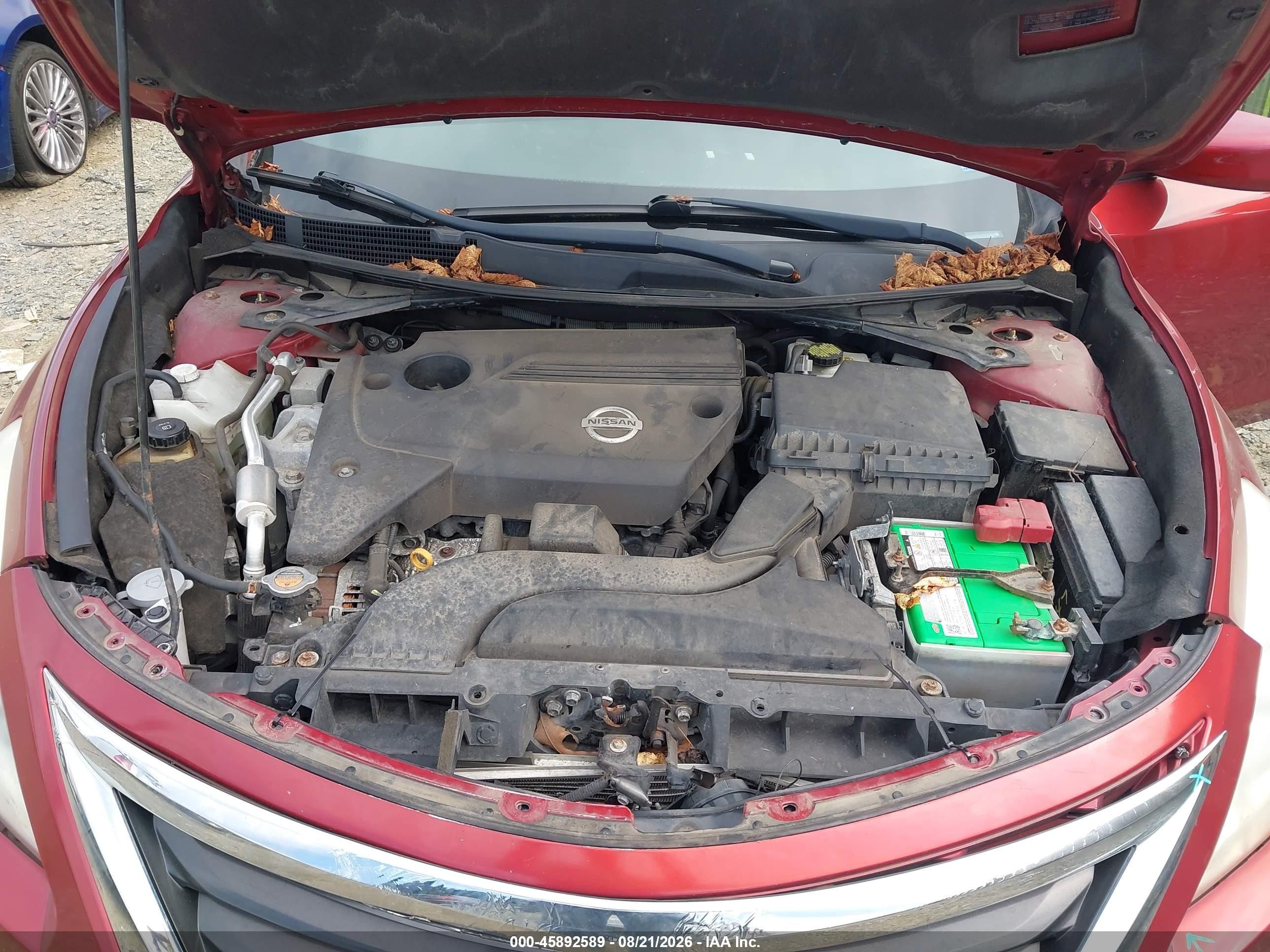 2015 Nissan Altima 2.5 S Red vin: 1N4AL3AP2FN326666