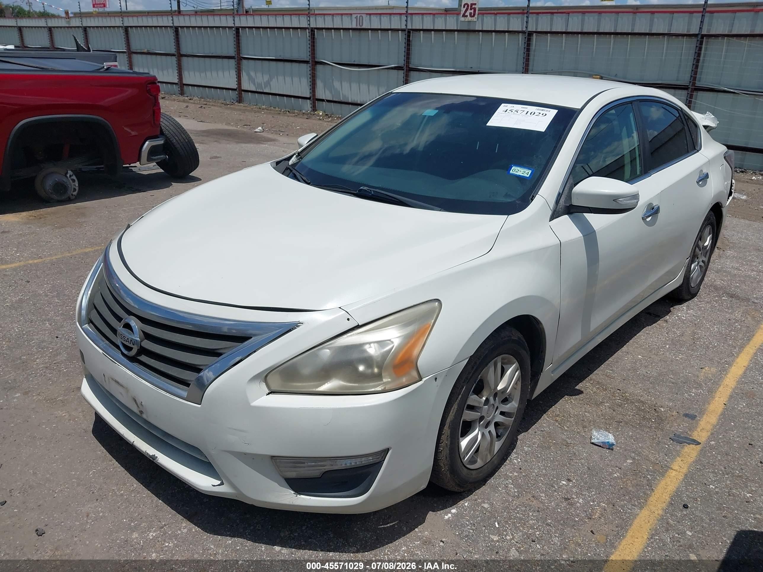 2015 Nissan Altima 2.5/2.5 S/2.5 Sl/2.5 Sv White vin: 1N4AL3AP2FN334279