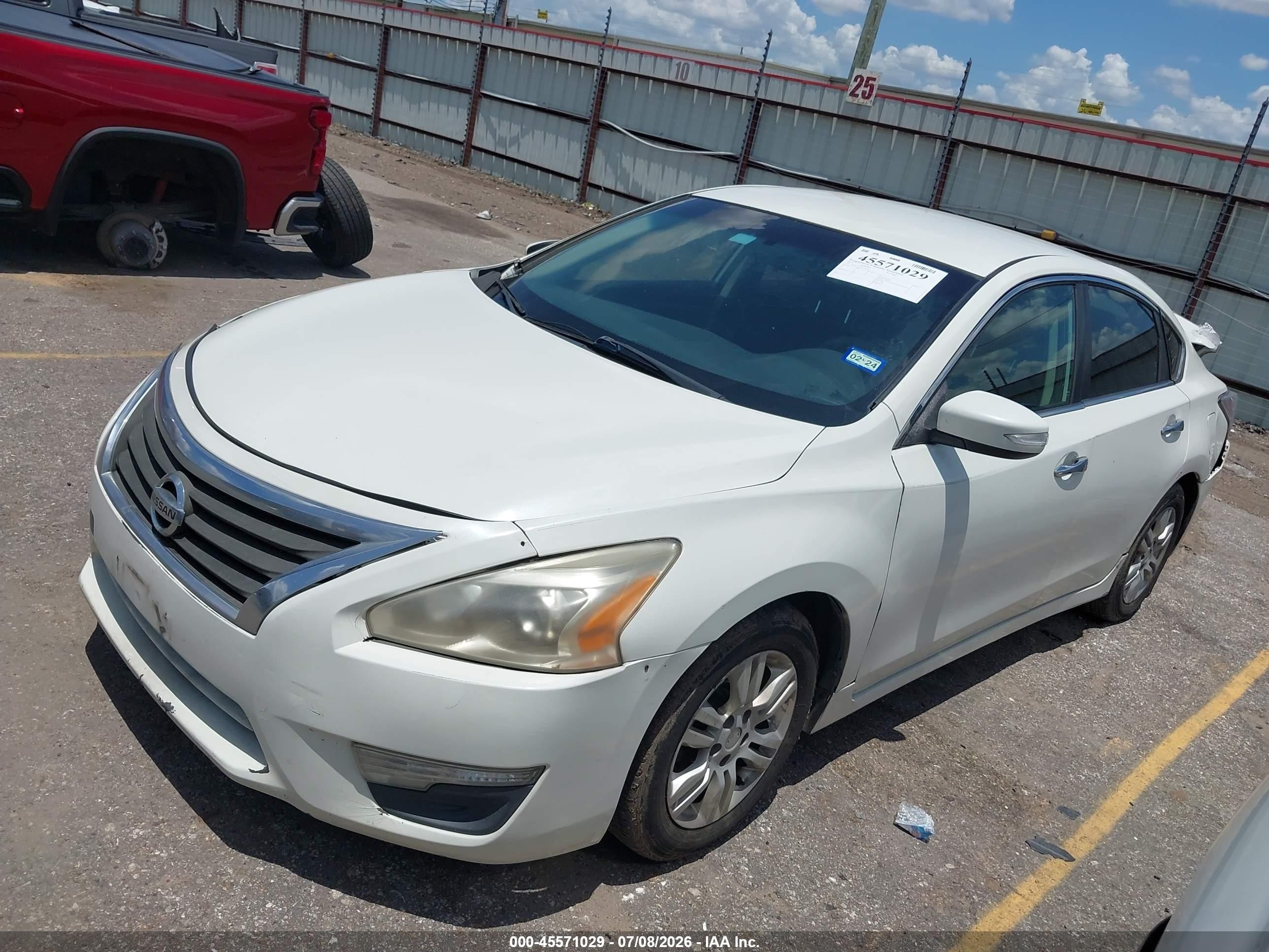 2015 Nissan Altima 2.5/2.5 S/2.5 Sl/2.5 Sv White vin: 1N4AL3AP2FN334279