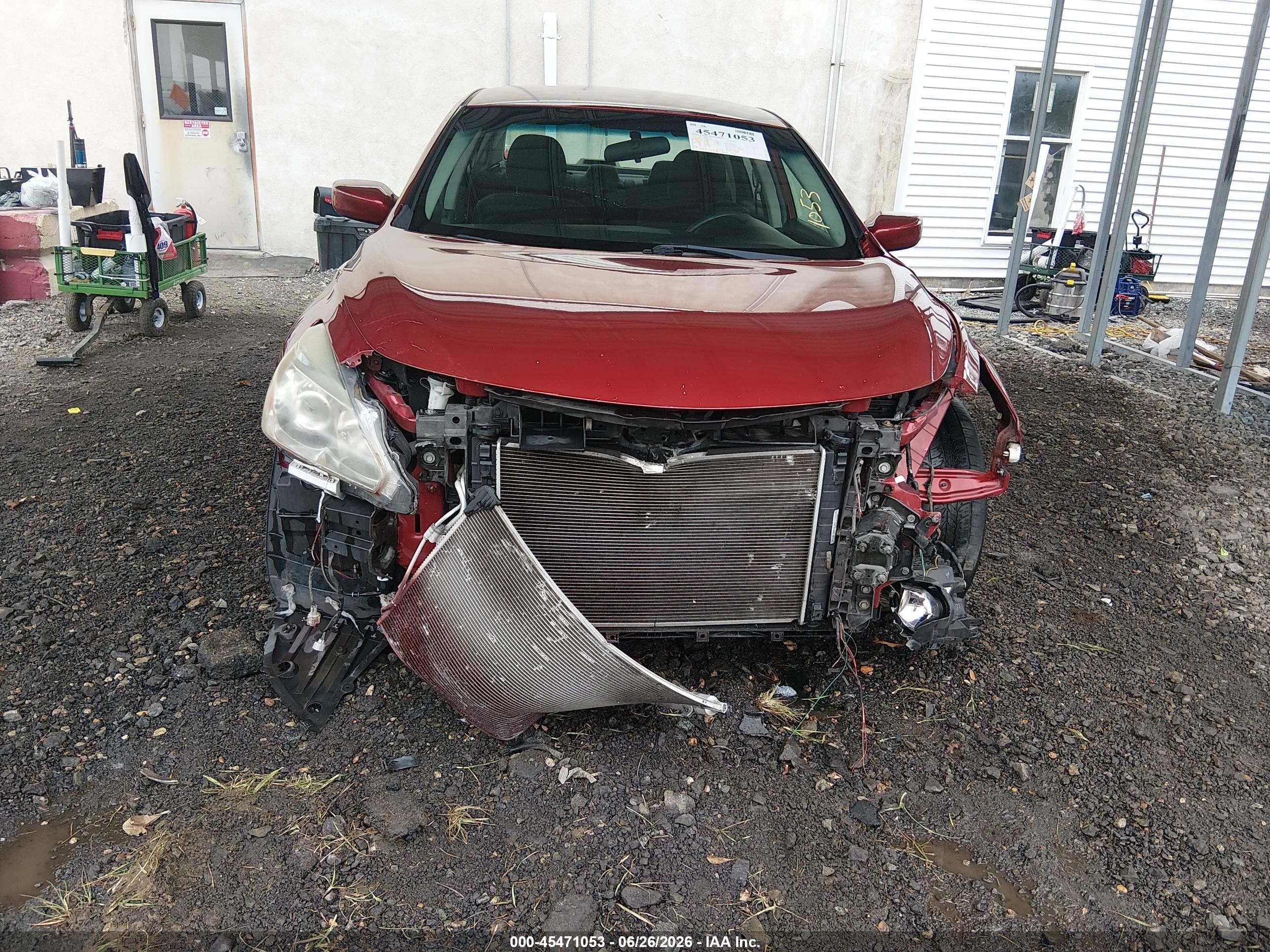 2015 Nissan Altima 2.5 S Red vin: 1N4AL3AP2FN340633